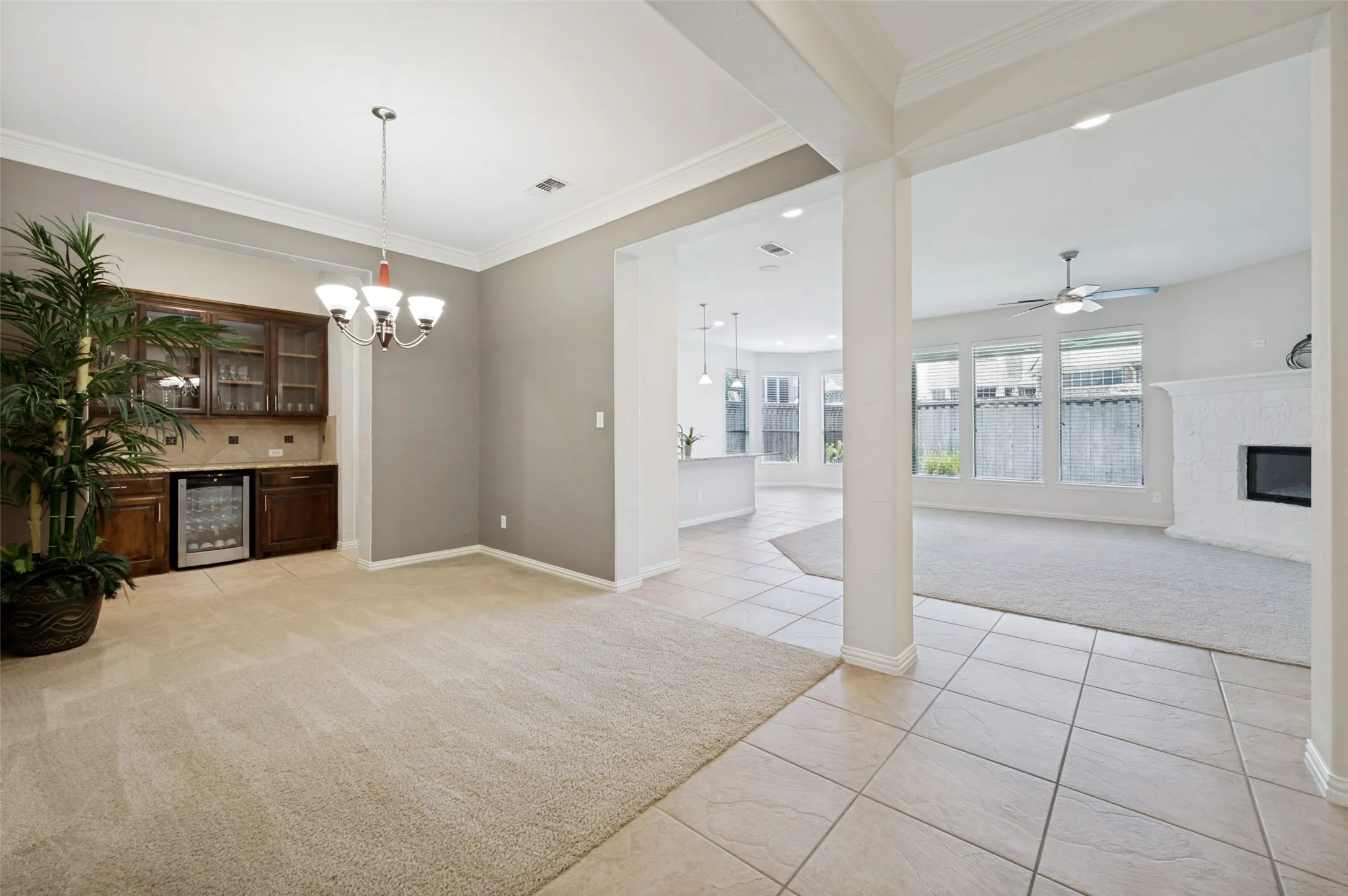 The open-concept design offers seamless sightlines into the main living spaces, while neutral finishes and timeless architectural details provide a warm, welcoming feel and the perfect backdrop for any style.