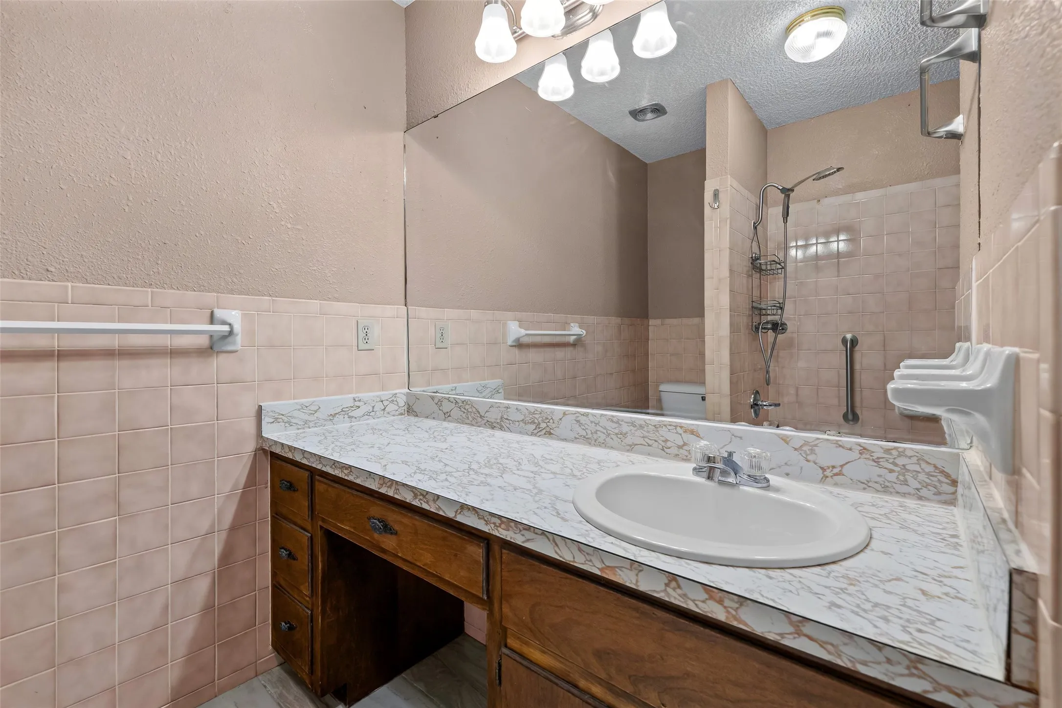Bathroom with large vanity