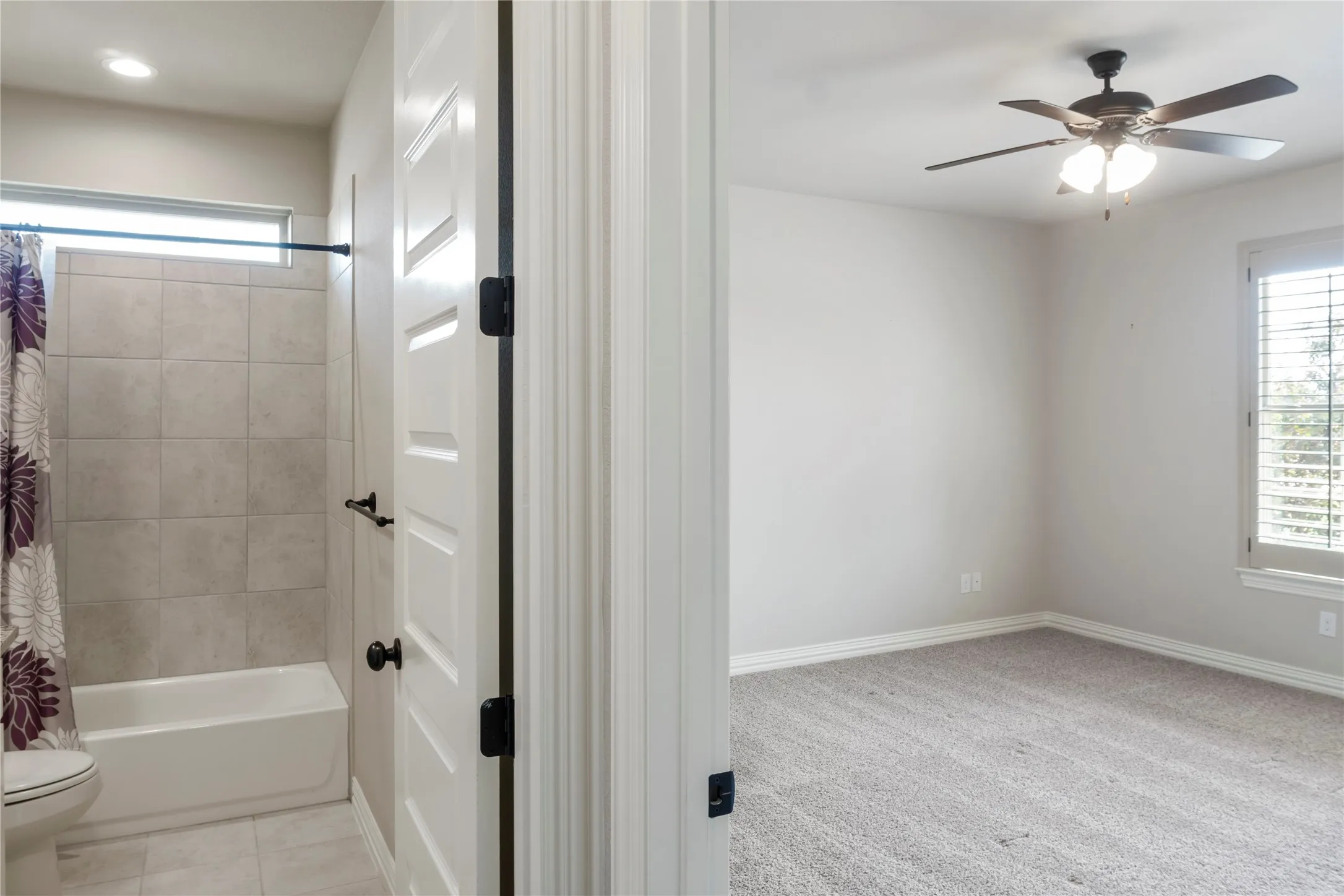Bathroom and 1st bedroom