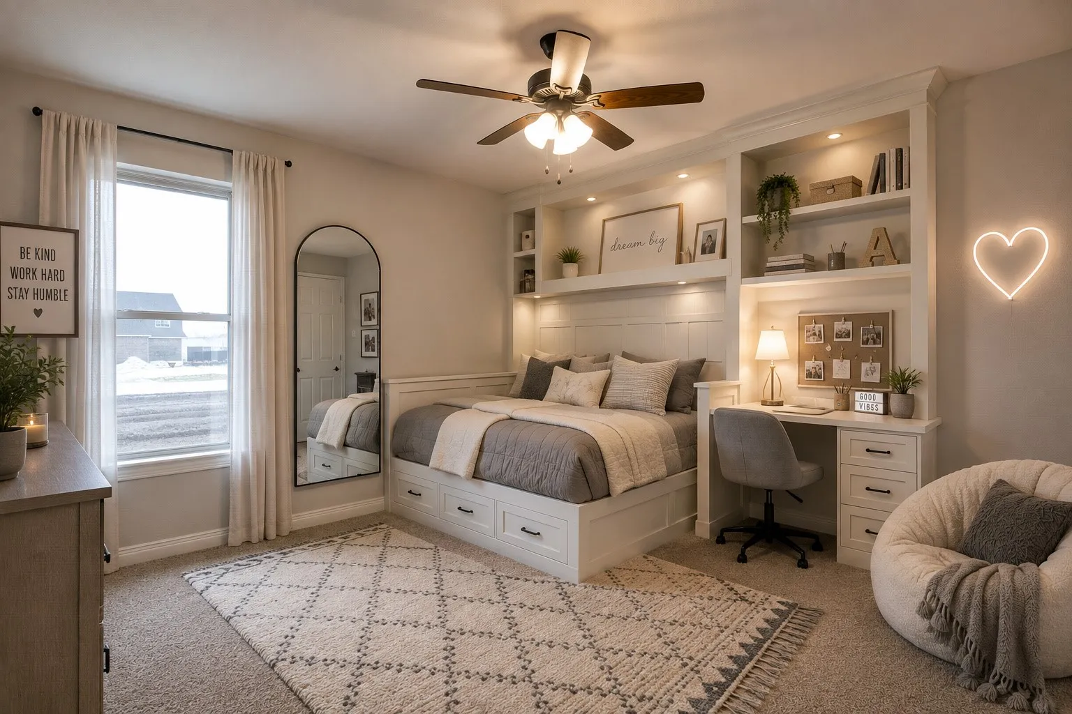 Virtually Staged3rd bedroom