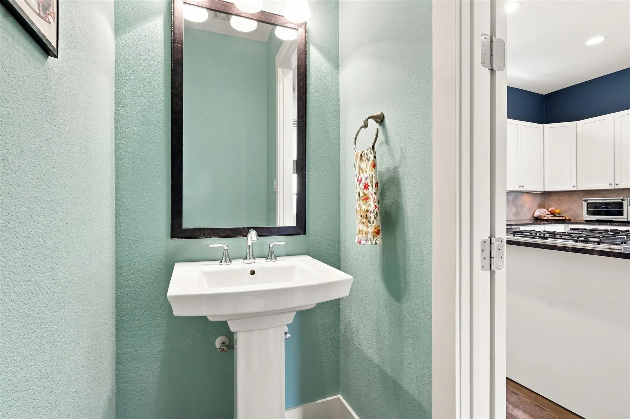 Half bath on the second floor.
