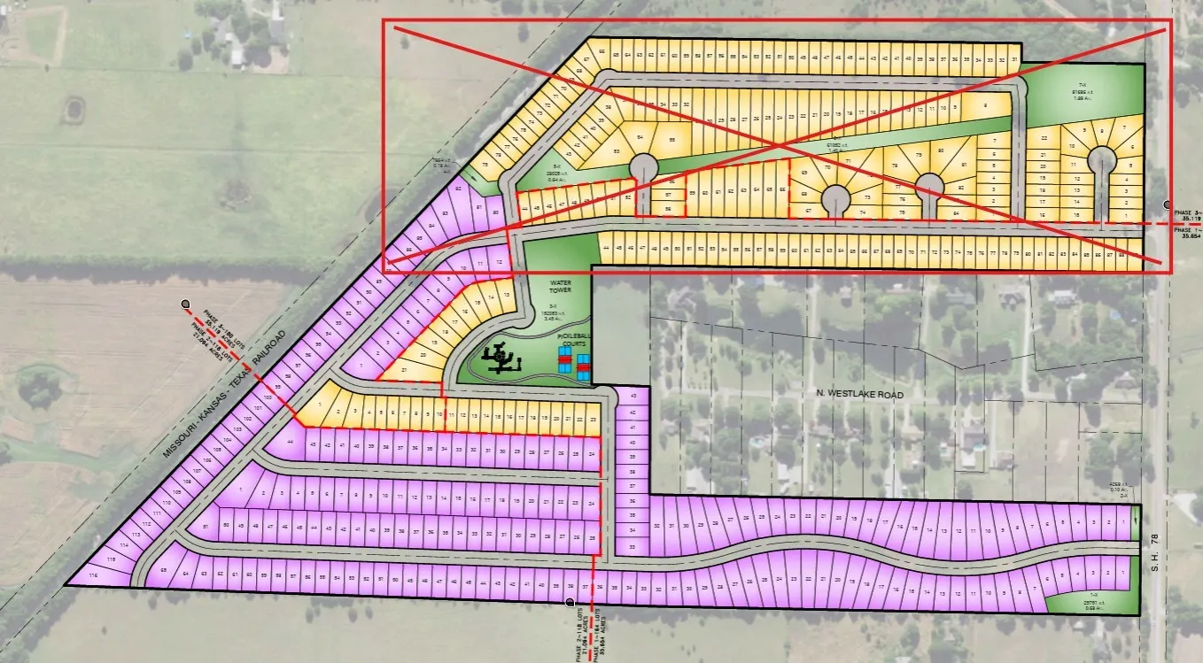 Plat Map. Illustrating the property's division into numerous individual parcels and common areas