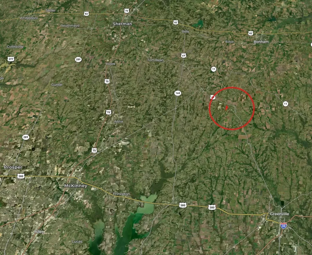 Location Map. Indicating the geographic placement of the property within a regional context