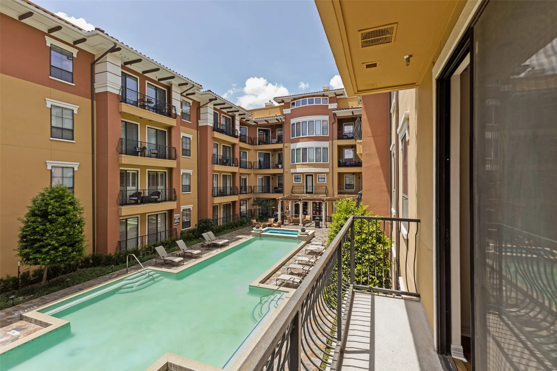 Resort Pool and Terrace Views