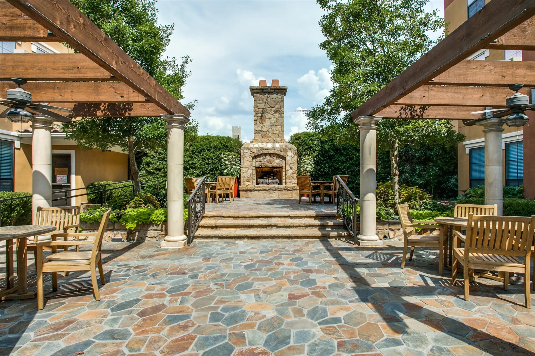 Terrace and Fire Feature