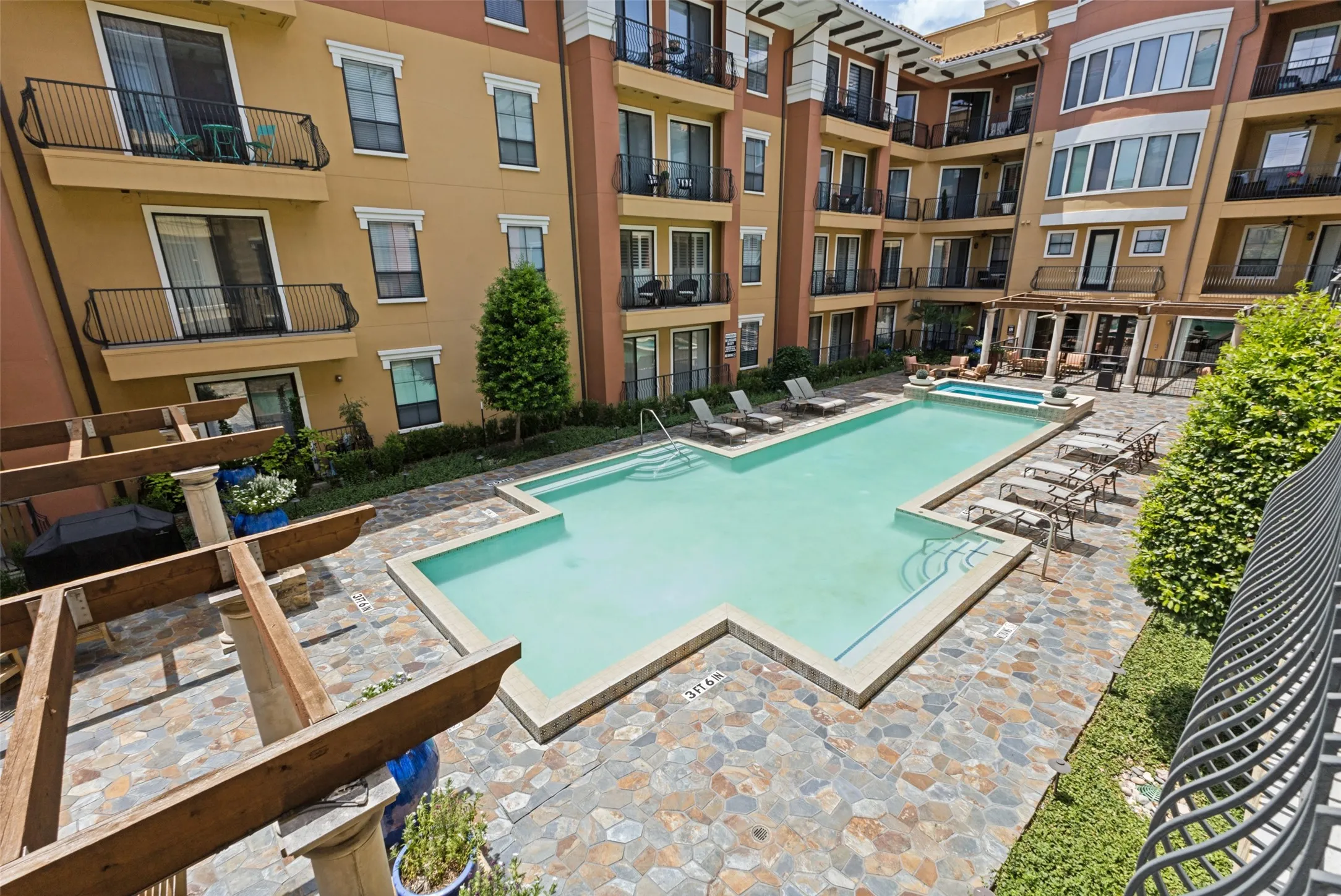 Resort Pool and Terrace Views