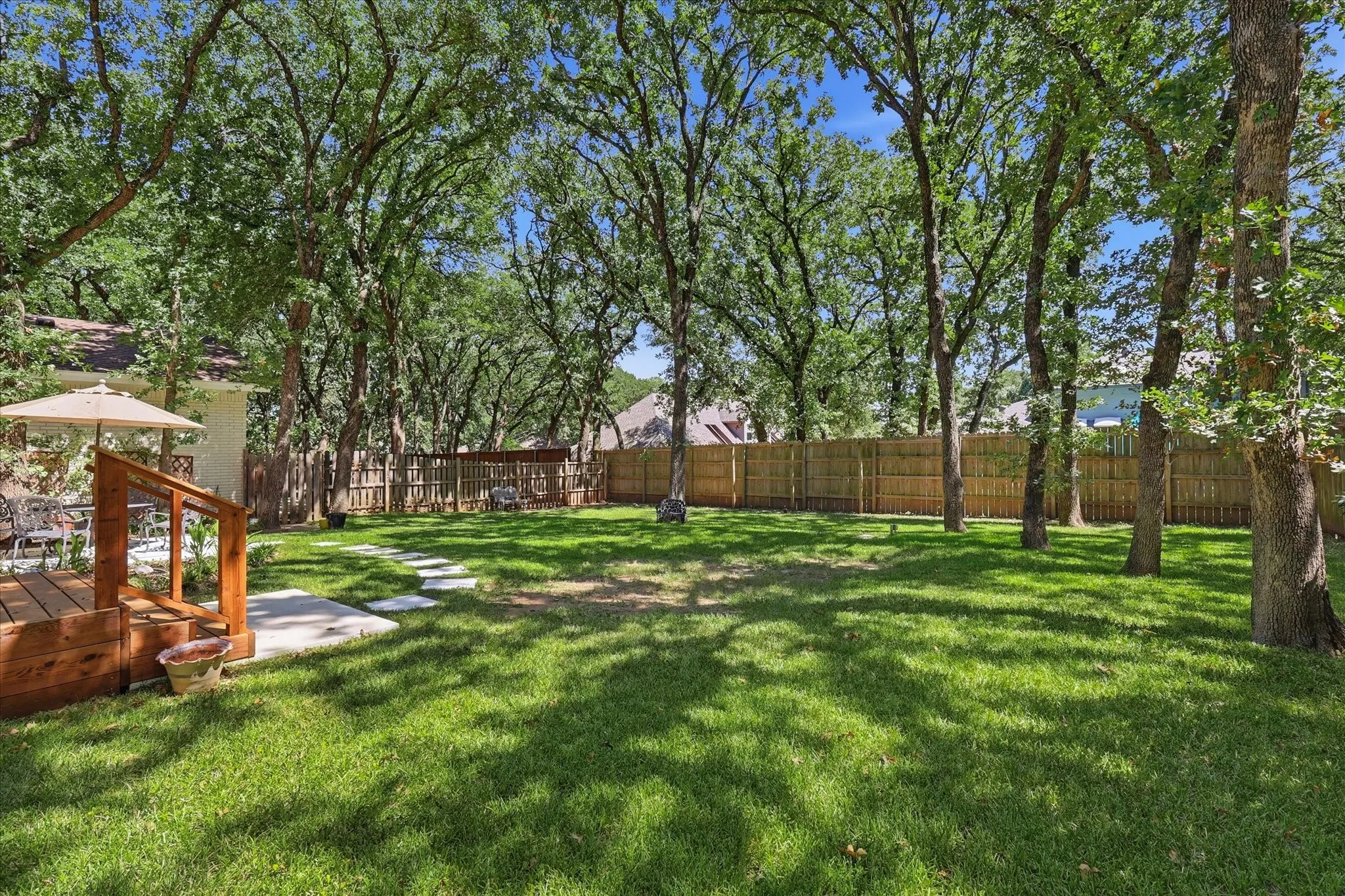 fully sprinklered yard!