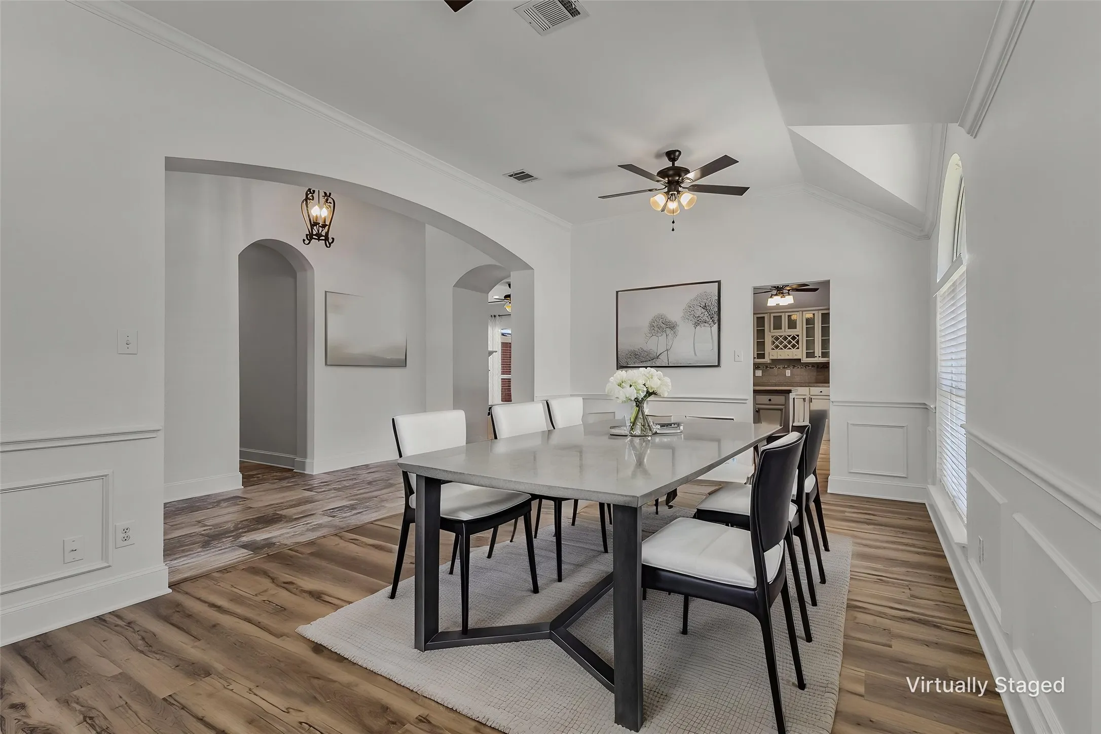 Flex/Dining Room Virtually Staged