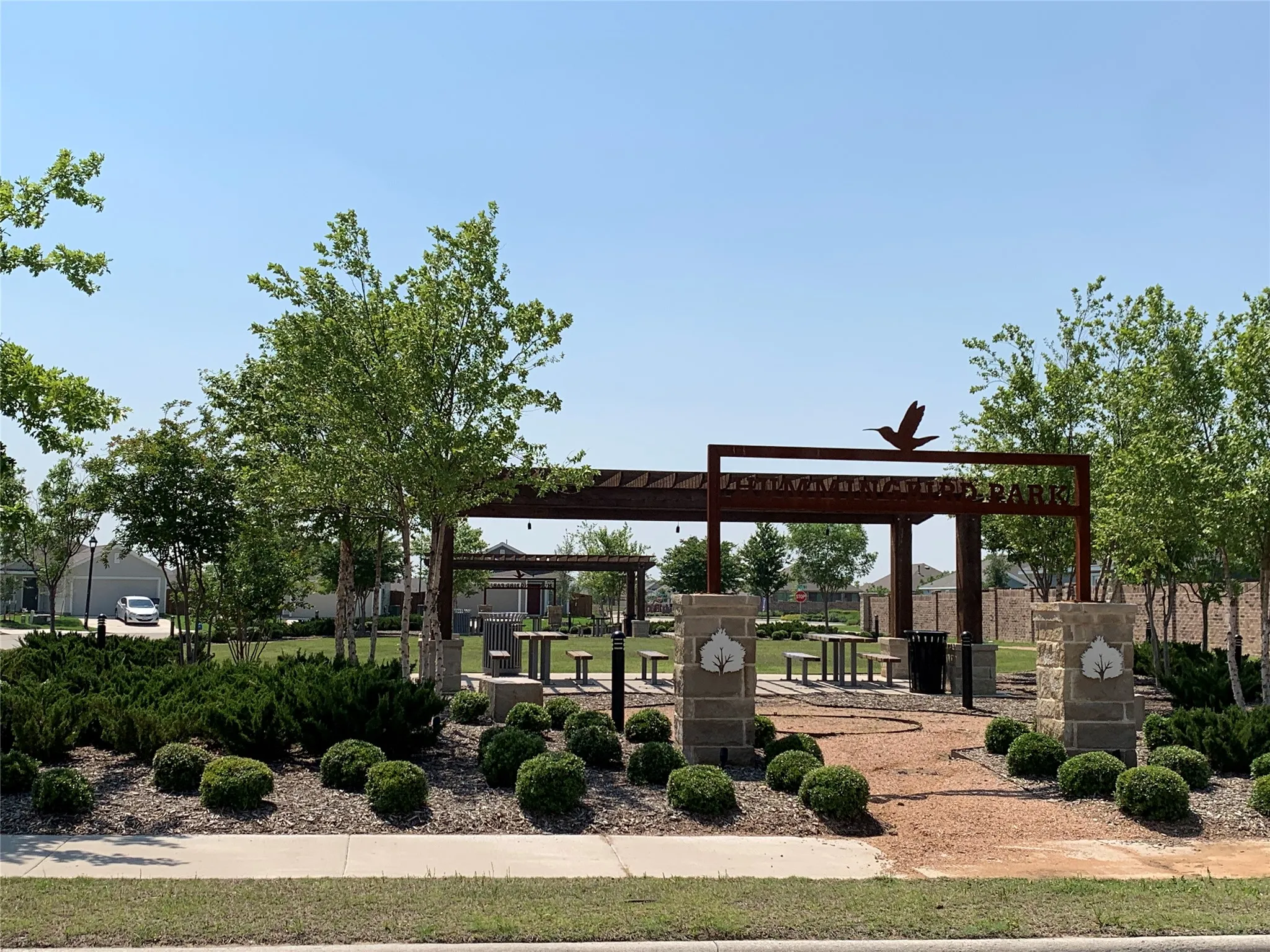 View of property's community park