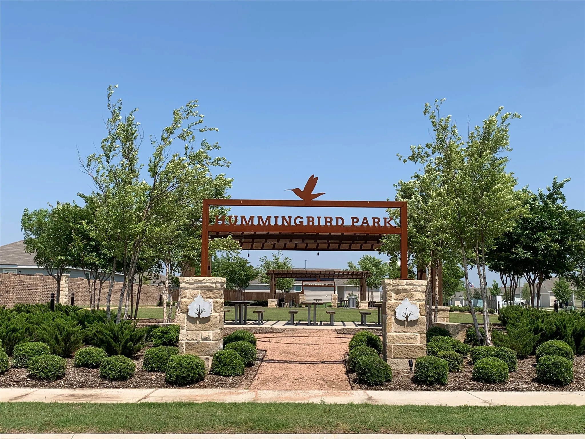 View of community neighborhood park