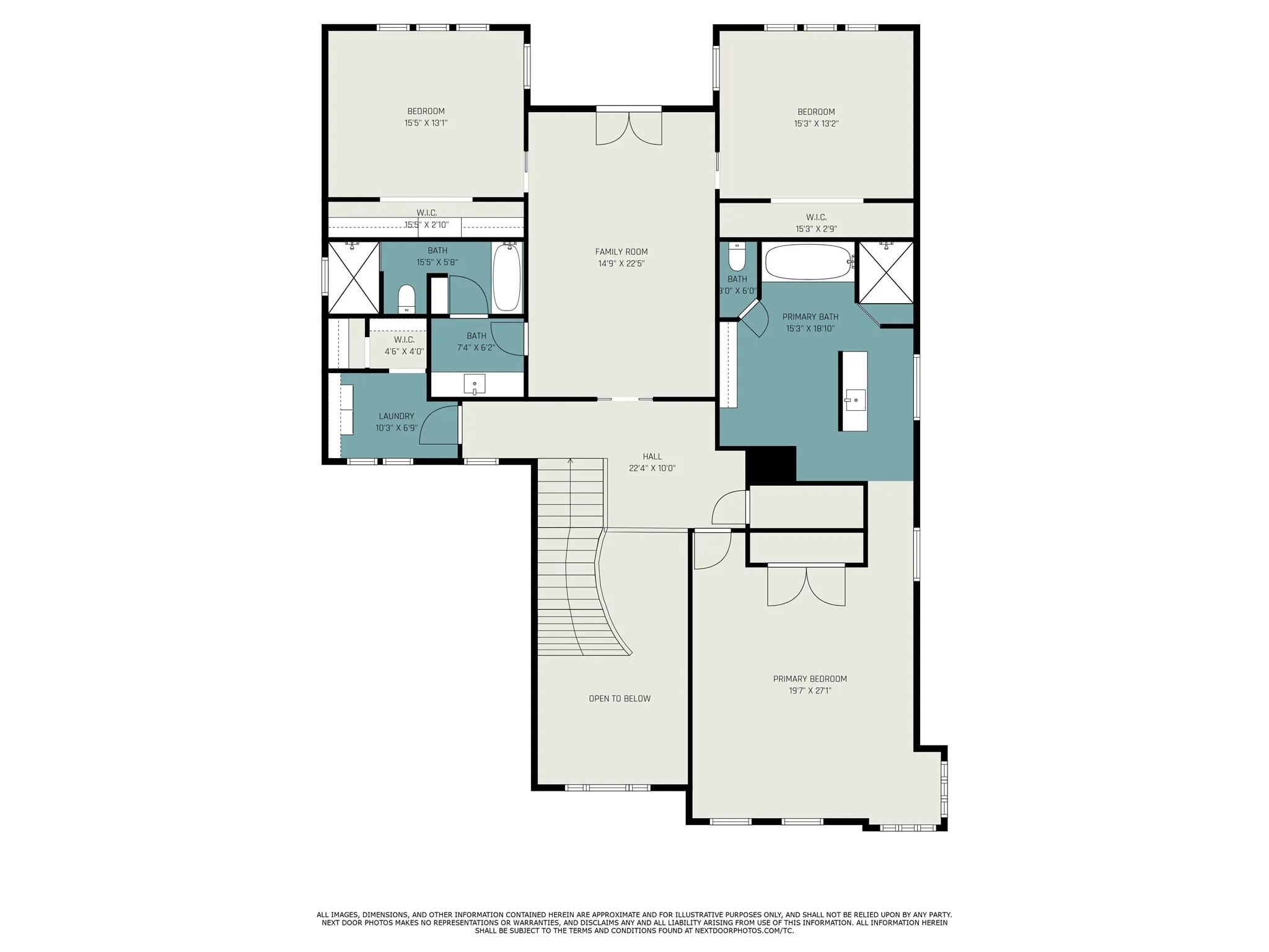 Upper Level Floor Plan