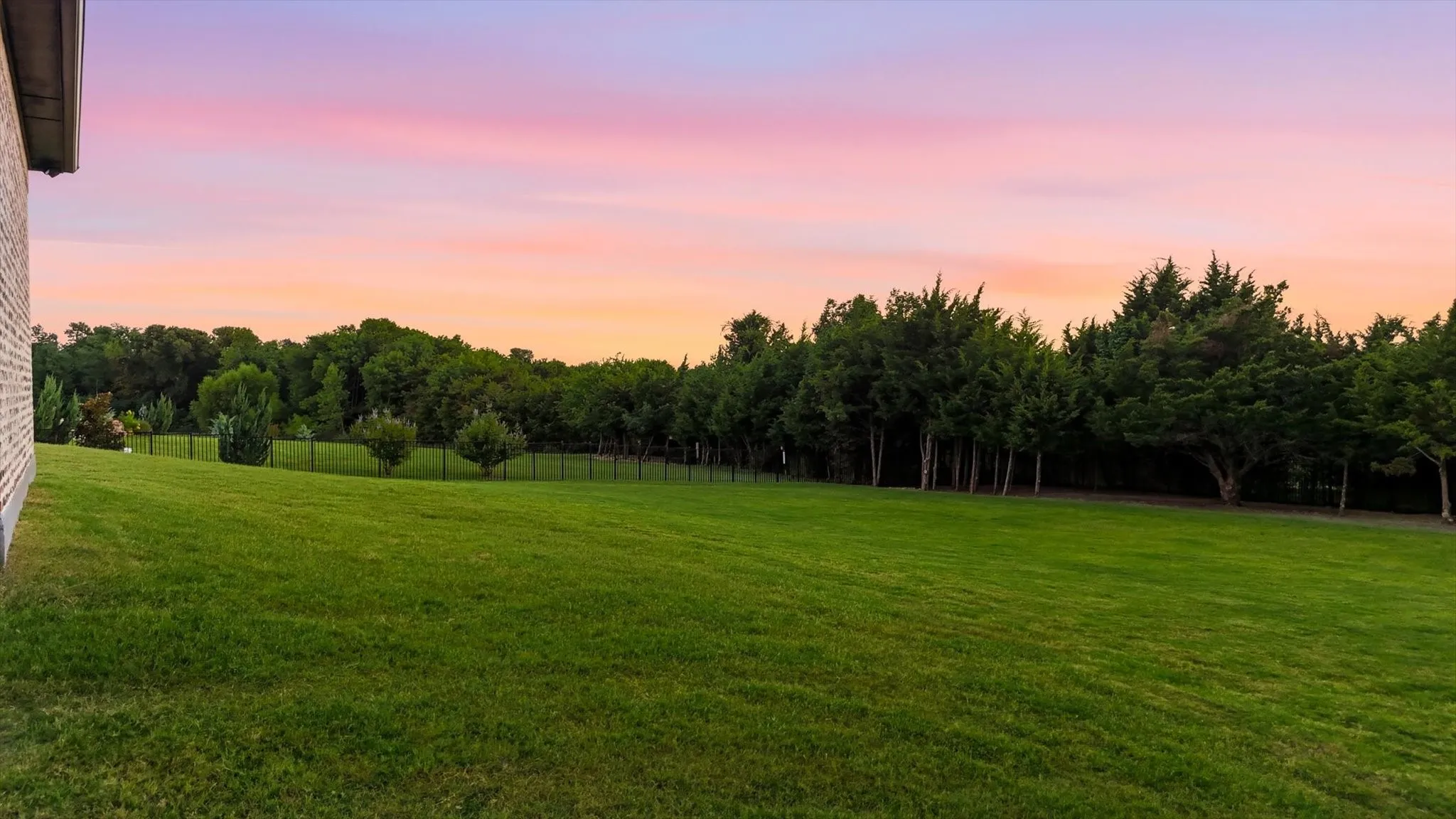 Wifi controlled irrigation system extends to the treeline