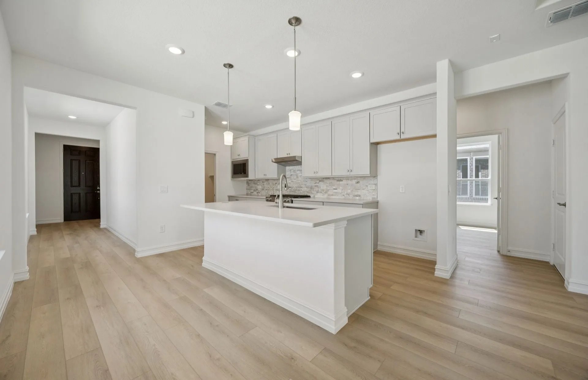 *Floorplan representation, not actual home - Spacious kitchen with eat-in bartop island