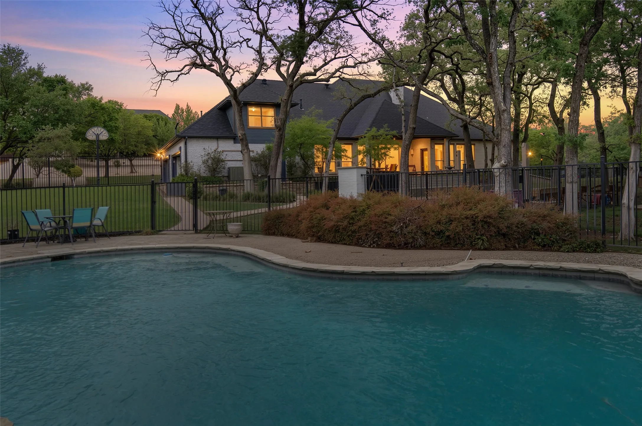 After a day of swimming and sunning in the pool, enjoy the beauty and serenity.