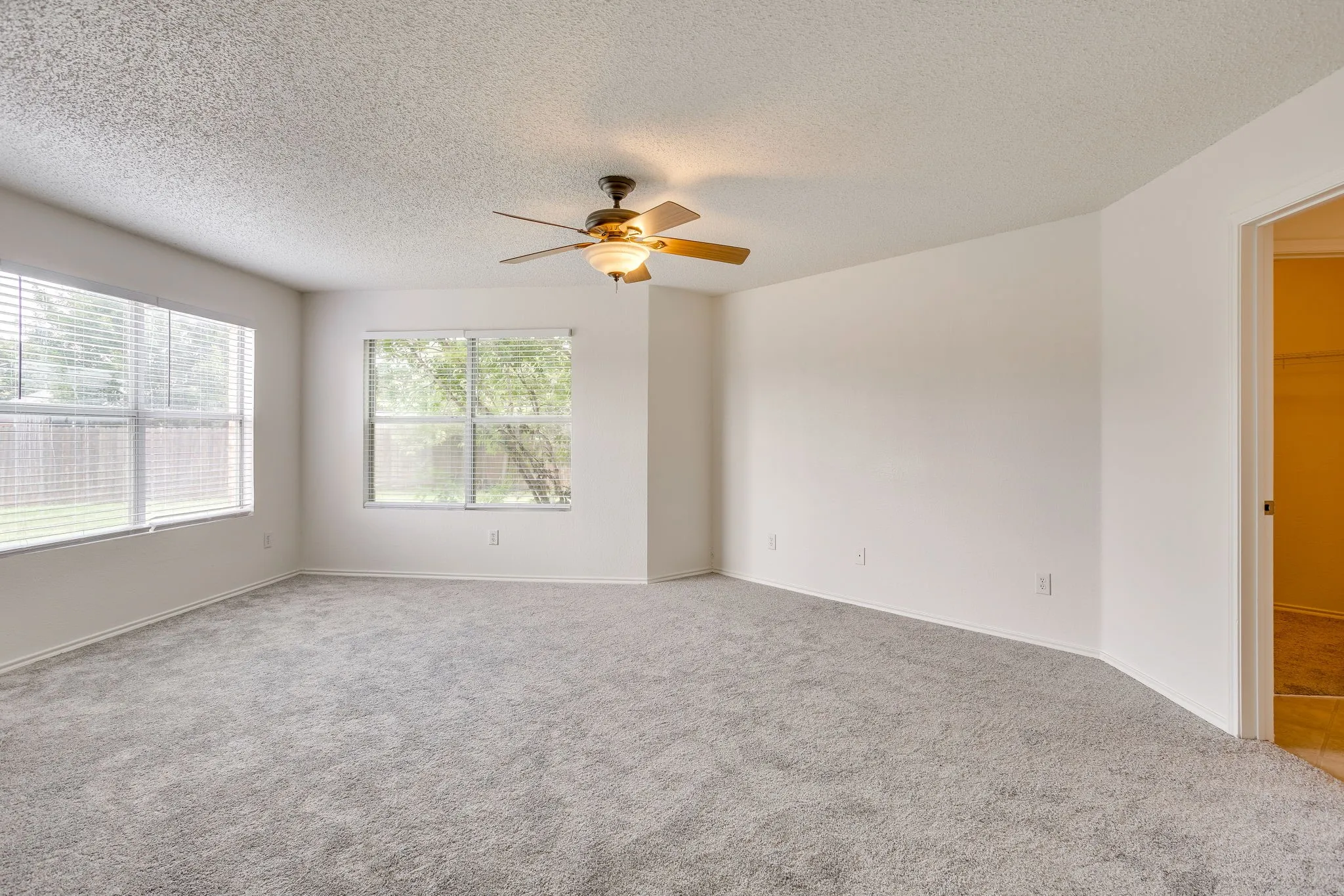 Primary Bedroom without virtually staged furniture.