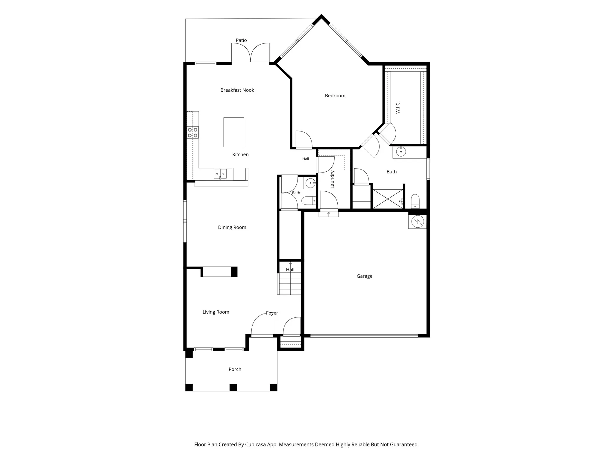 Downstairs floor plan