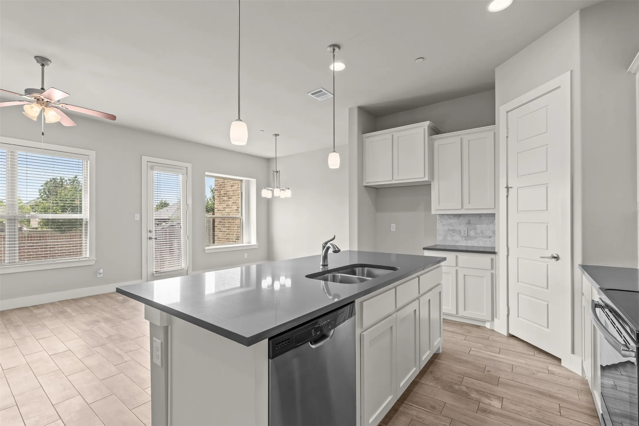 Kitchen also features a big walk-in pantry