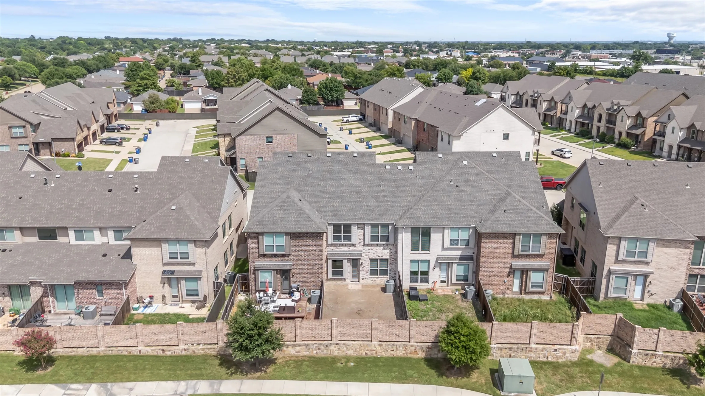 Aerial of street