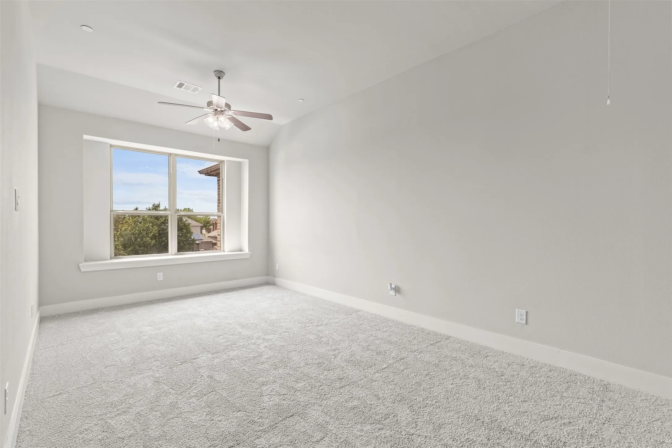 Large windows for good lighting