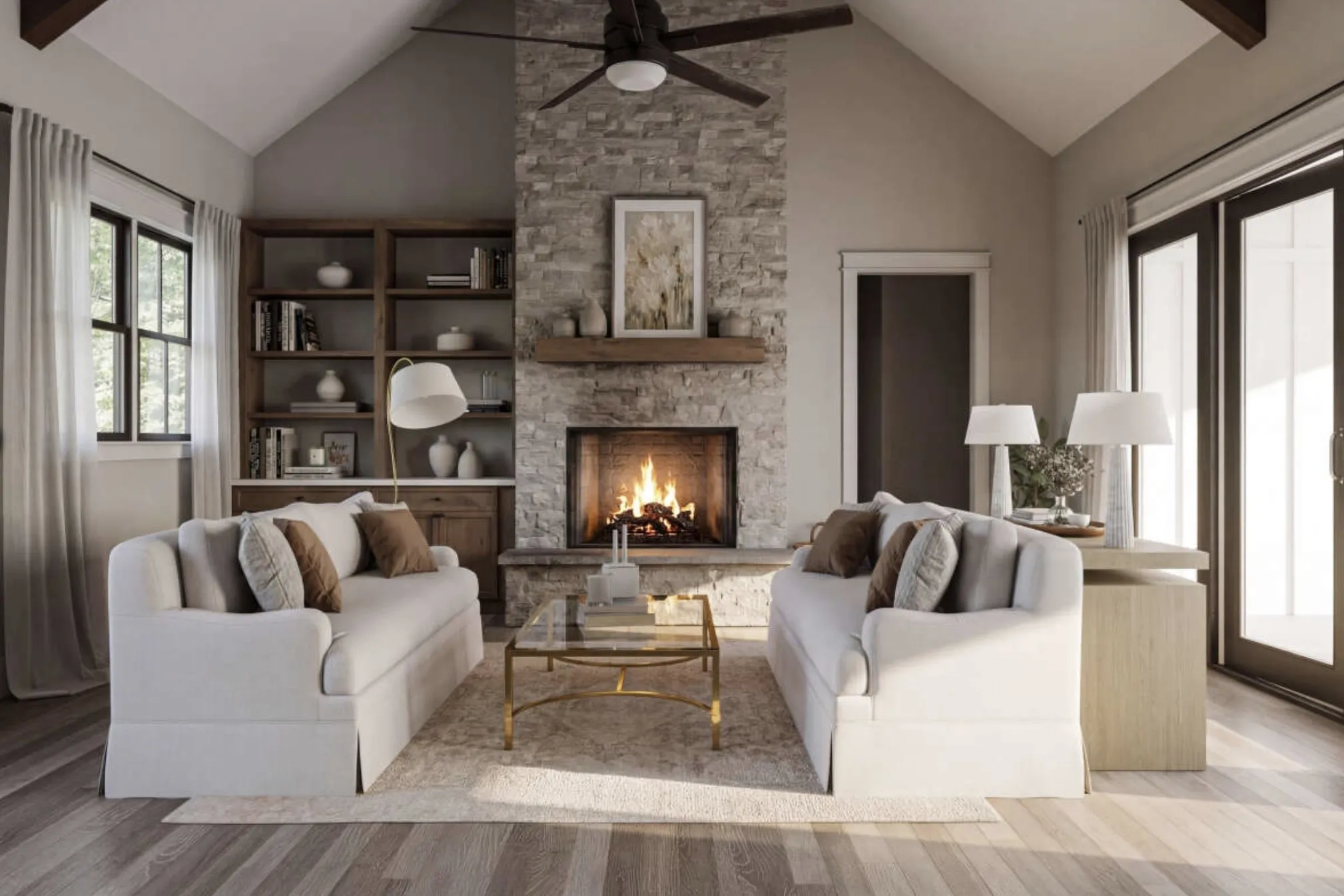 Representative rendering of the proposed home. Actual finishes, colors, and details may vary.