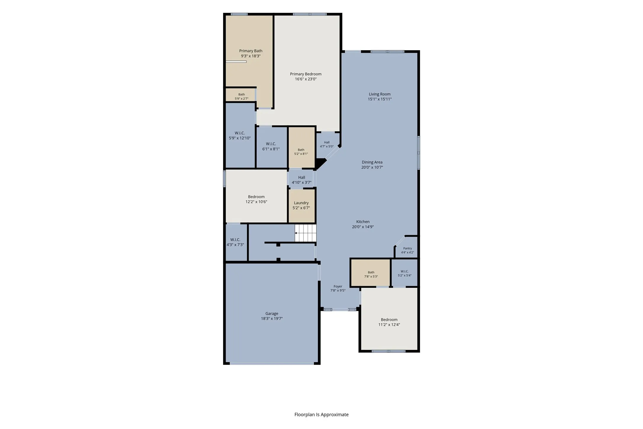 Ground level floorplan