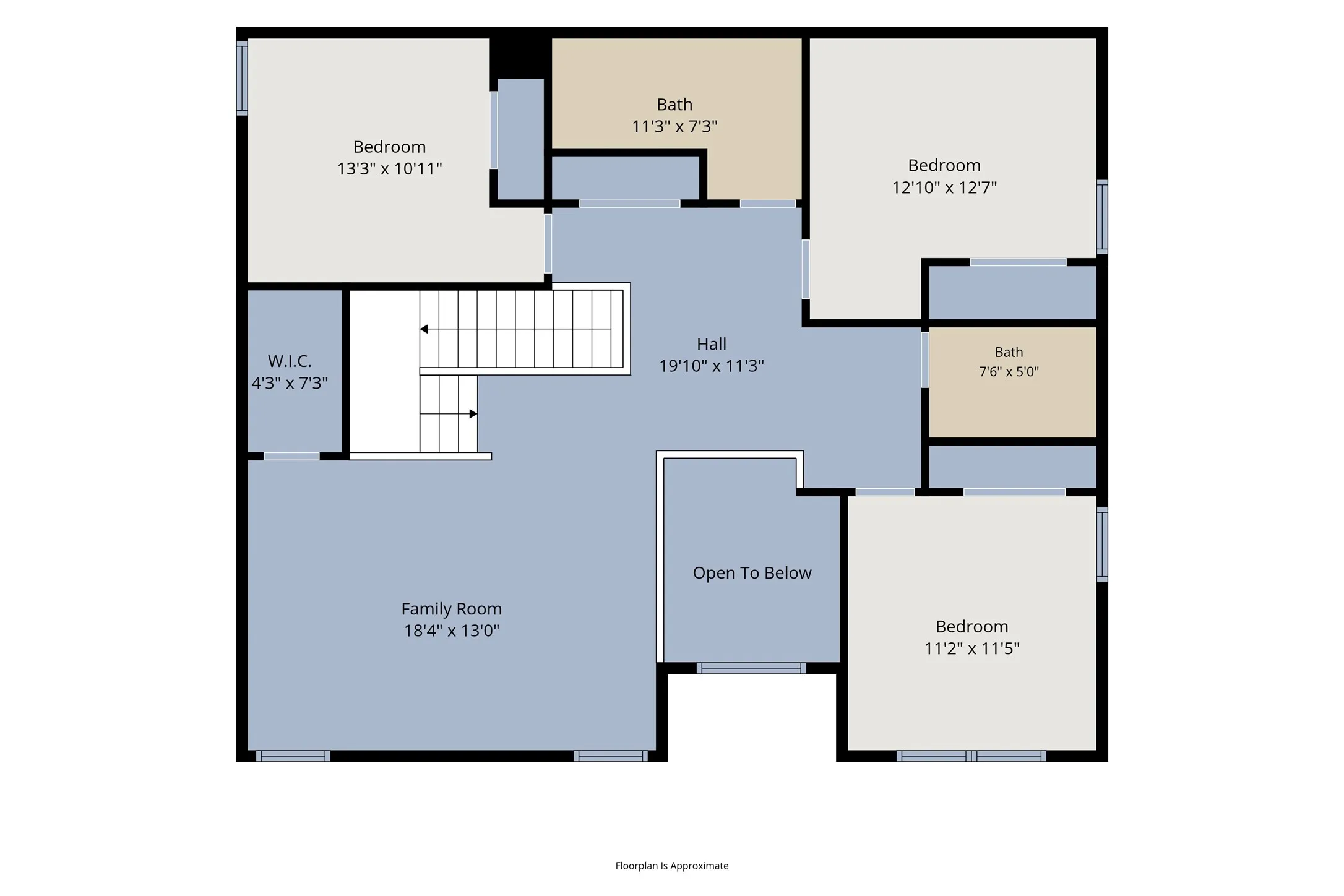 second level floorplan