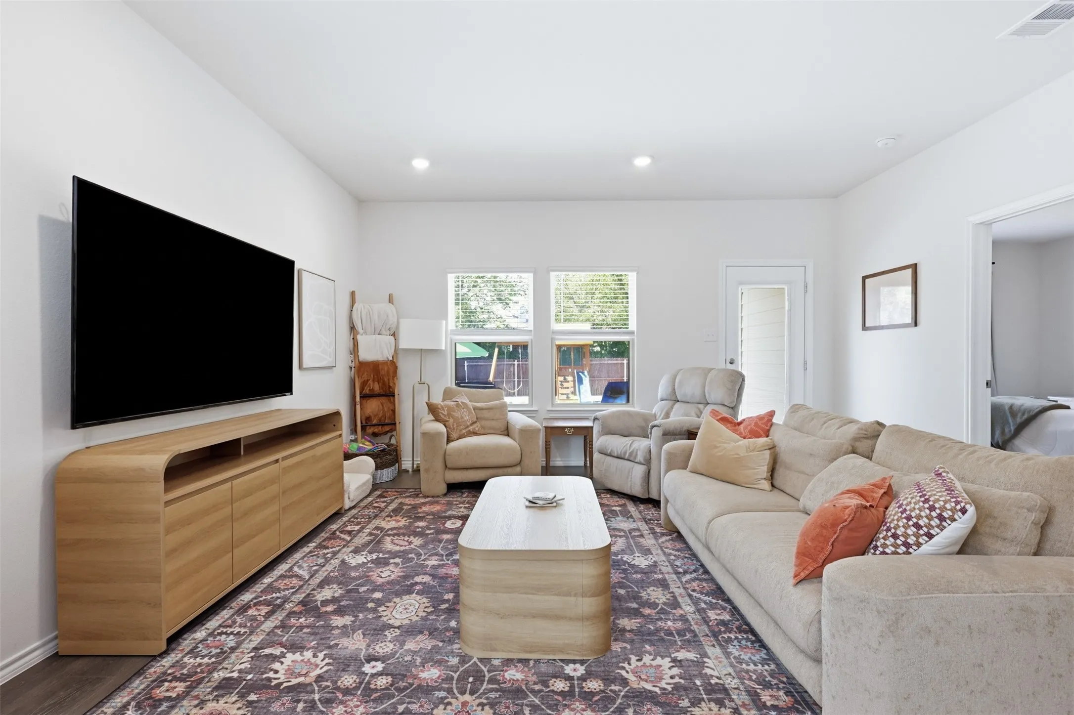 Spacious living area