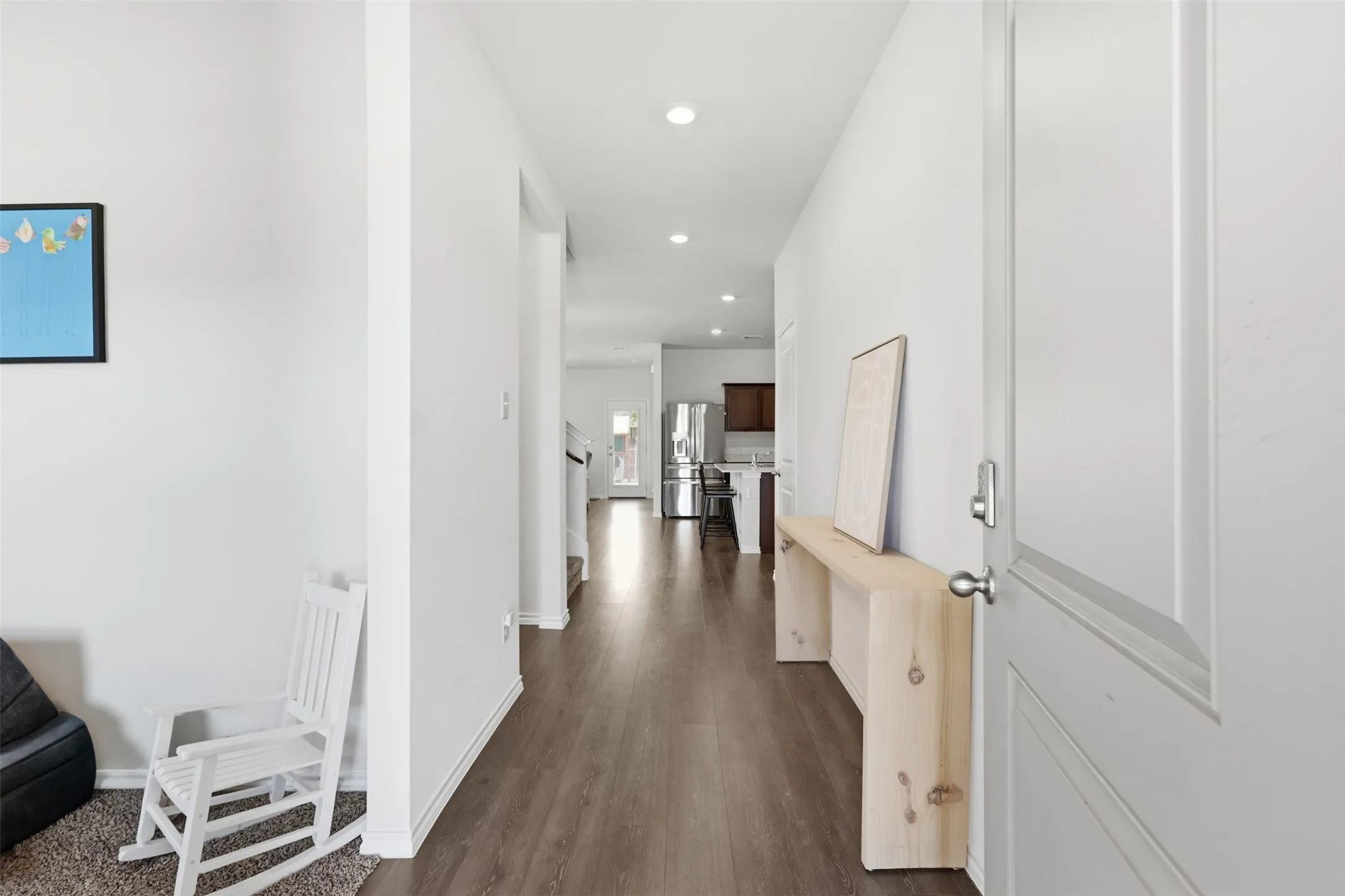 Bright entry hall