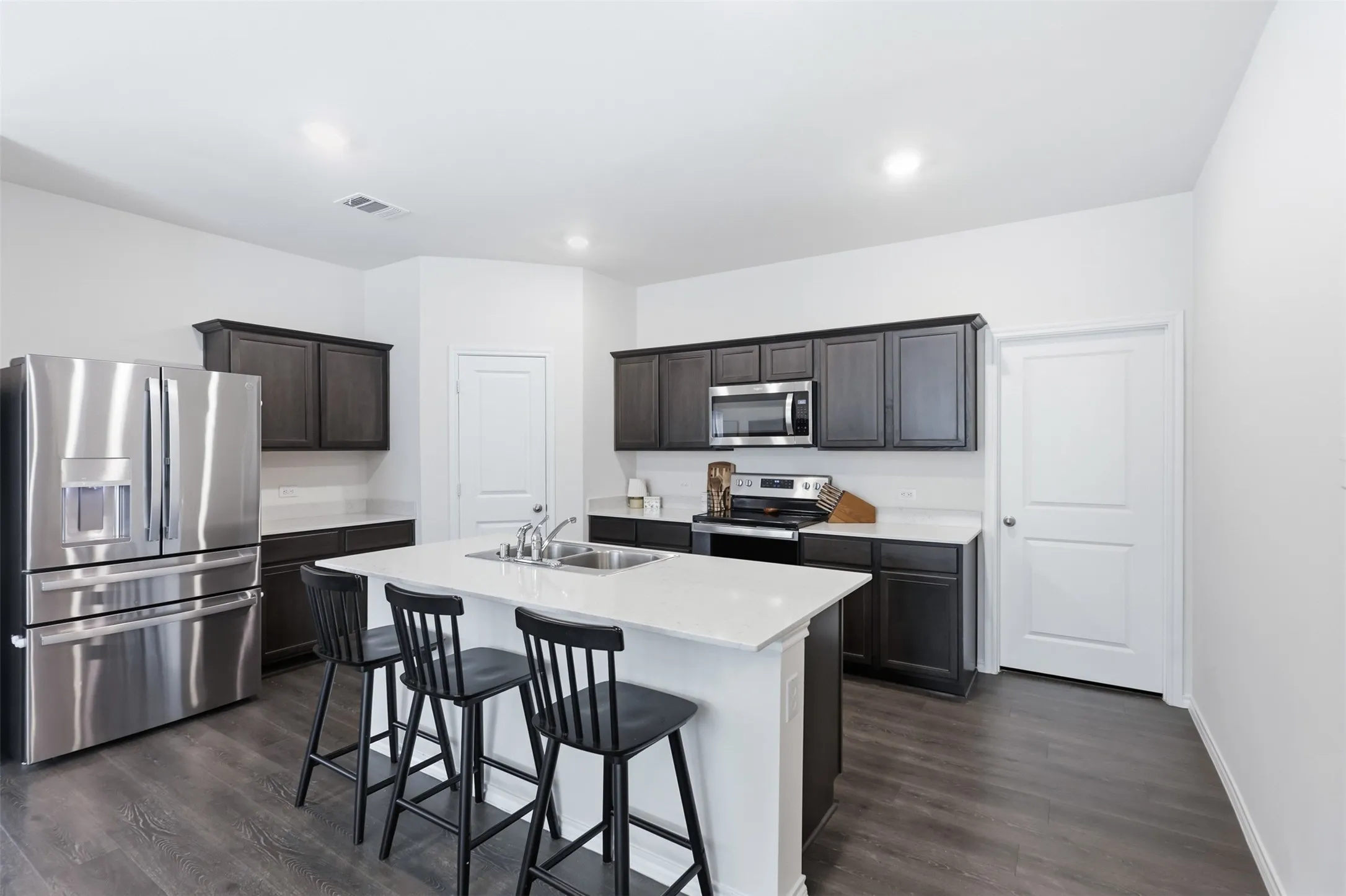 Open concept kitchen