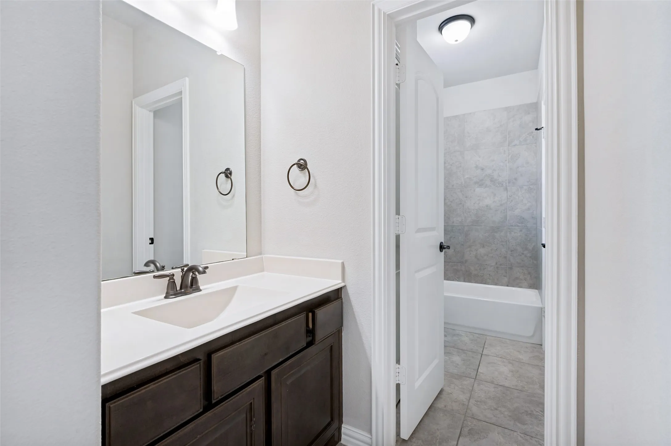 Jack-N-Jill with separate vanities