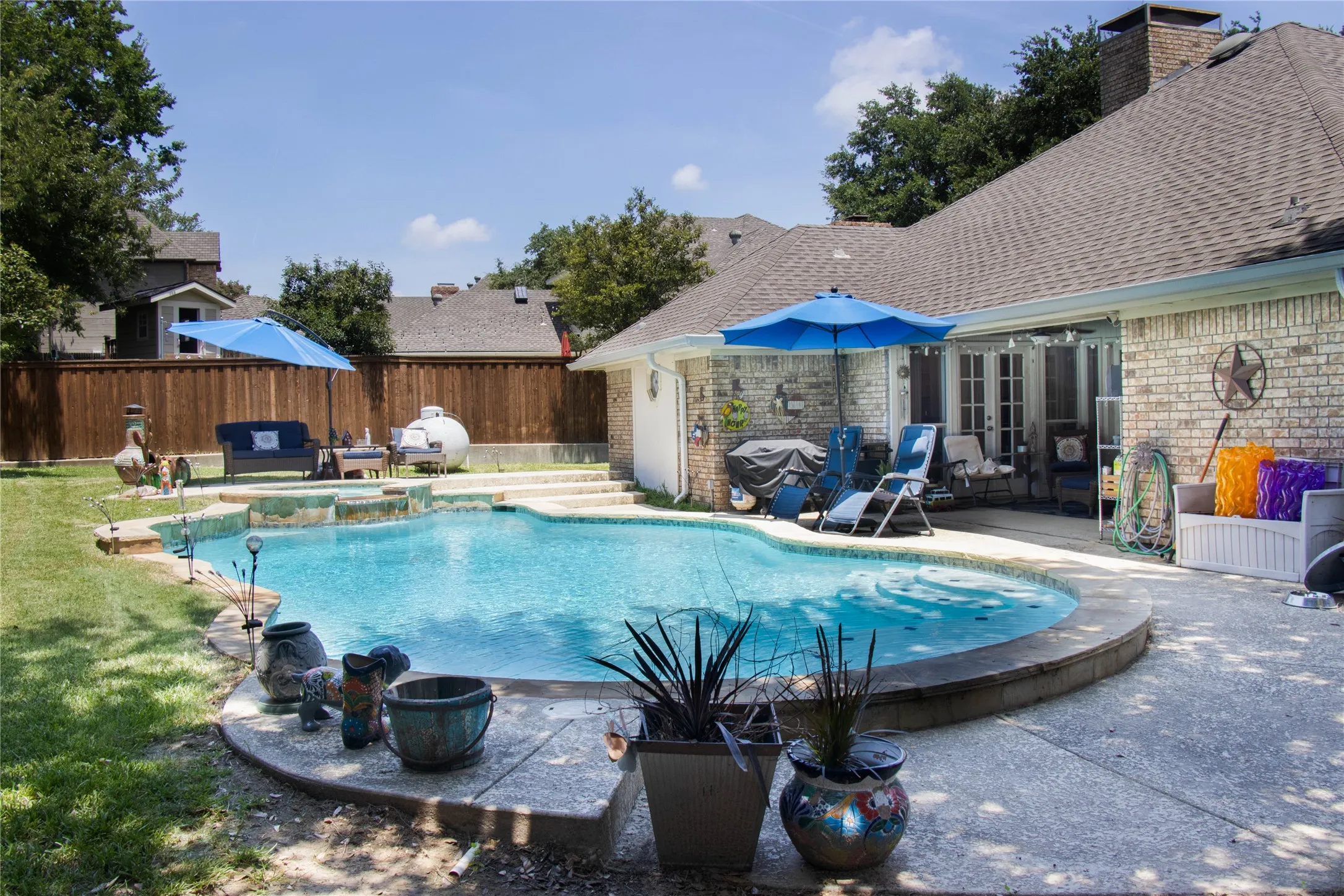 IMAGINE YOURSELF ENJOYING THIS POOL