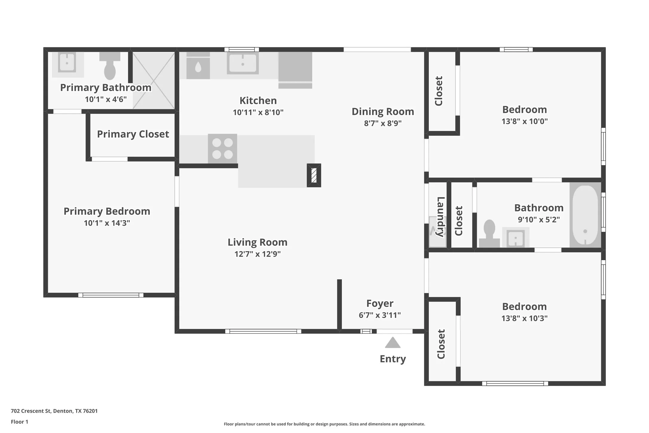 Single Family Residence For Sale in Denton County , 702 Crescent Street, Denton, Texas 76201, 3 Bedroom, 2 Bathroom, Garage spaces, 1,077 Sqft, built in 1949, mls#21324291, Real Estate Agent in Denton, Homes For Sale in Denton county, Homes For Sale in Denton, Realtor in Denton Texas, Real Estate Brokerage Independent Realty Texas, Luminita Cordes Realtor