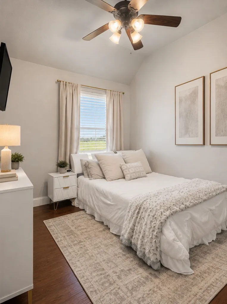 Bedroom #3 413 Cattle Barron Drive, Rockwall, Tx, Rockwall County, Chisholm Crossing. Virtual staging utilized.