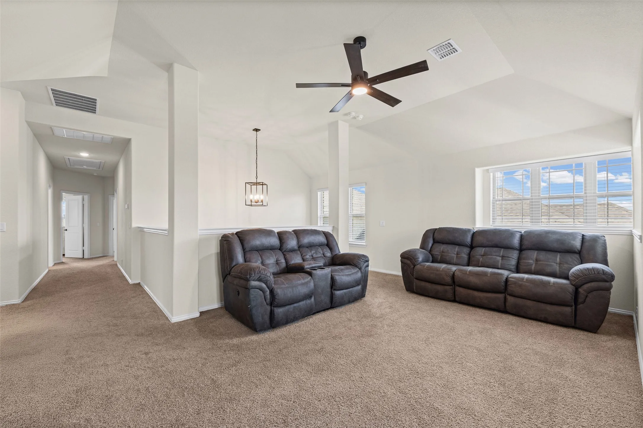 Enormous upstairs living area