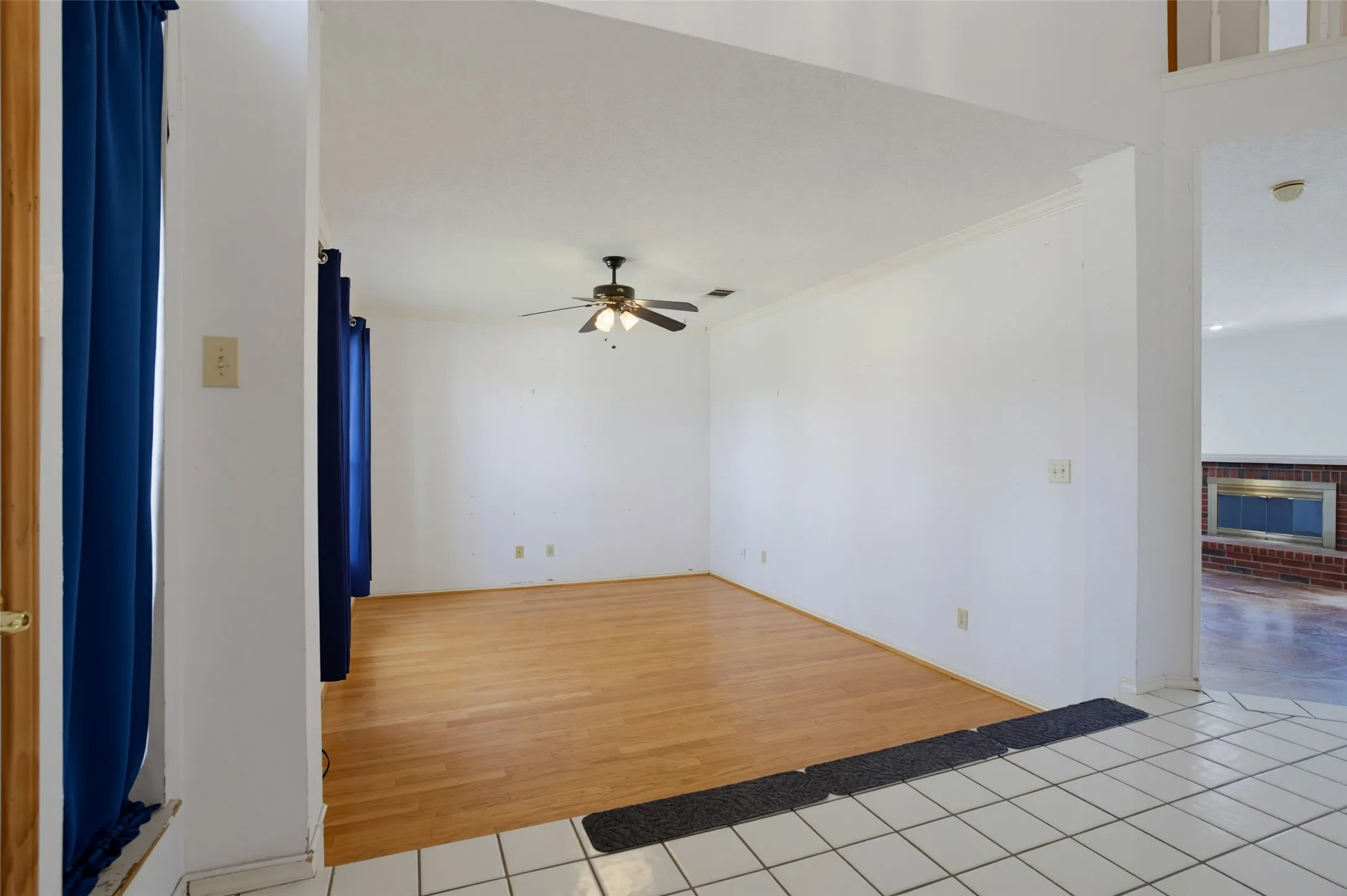 Left of Foyer is the formal living room or home office space.