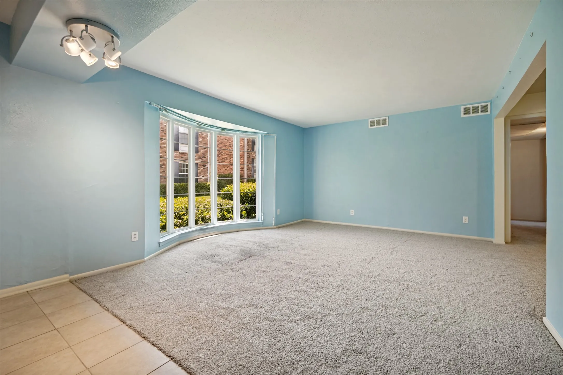 Entry flows into living area