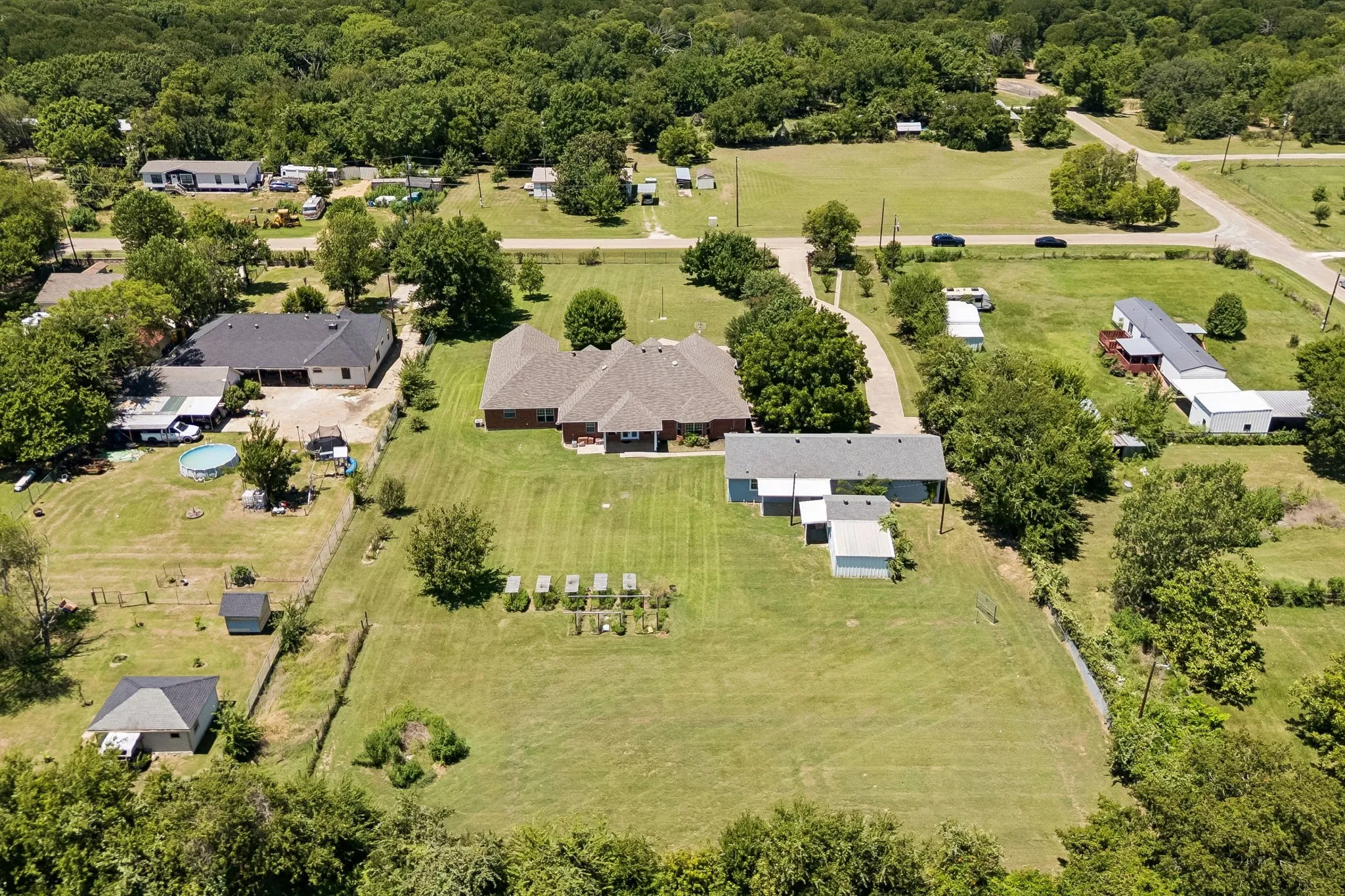 Rear Aerial View