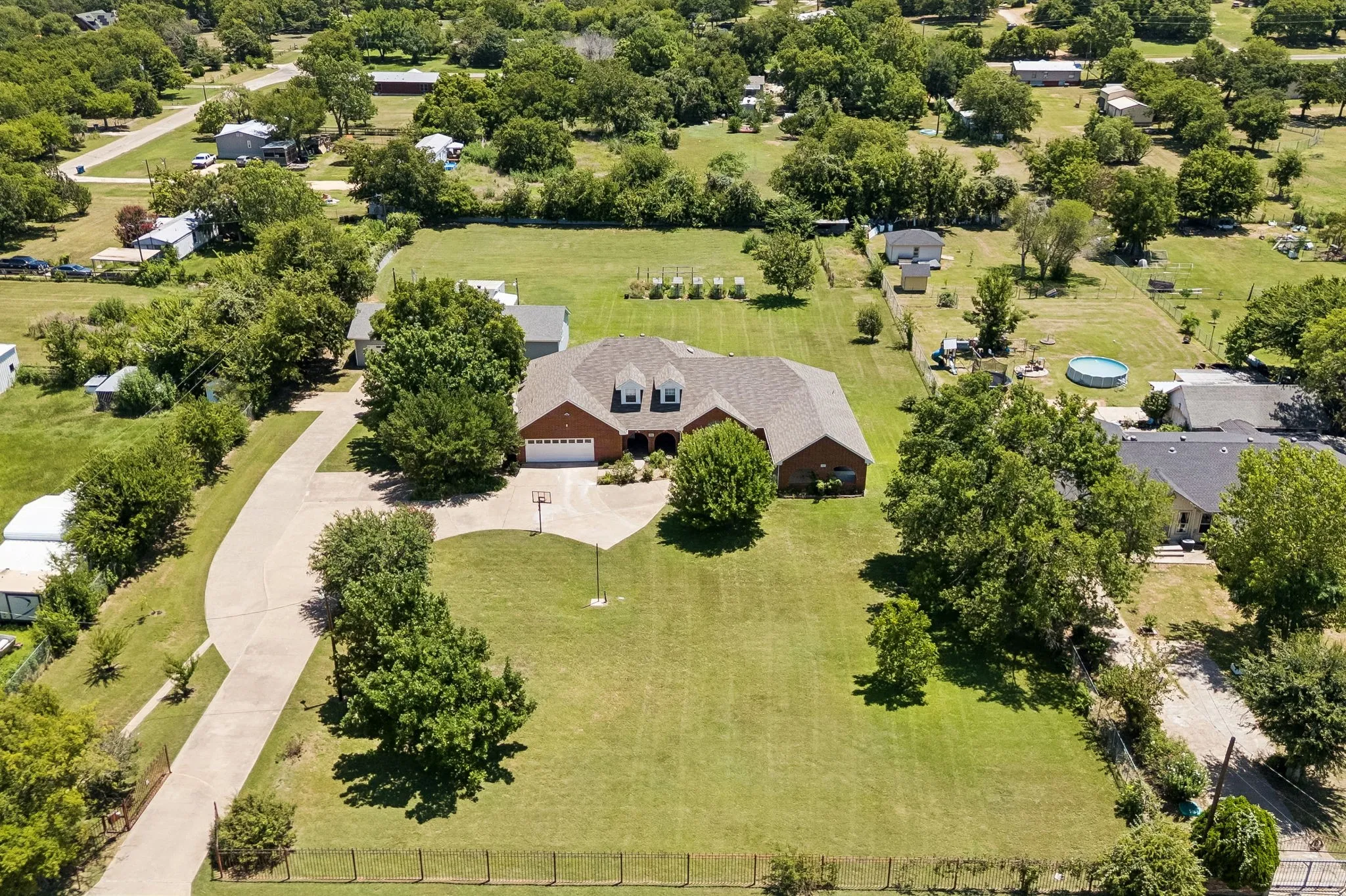Front Aerial View