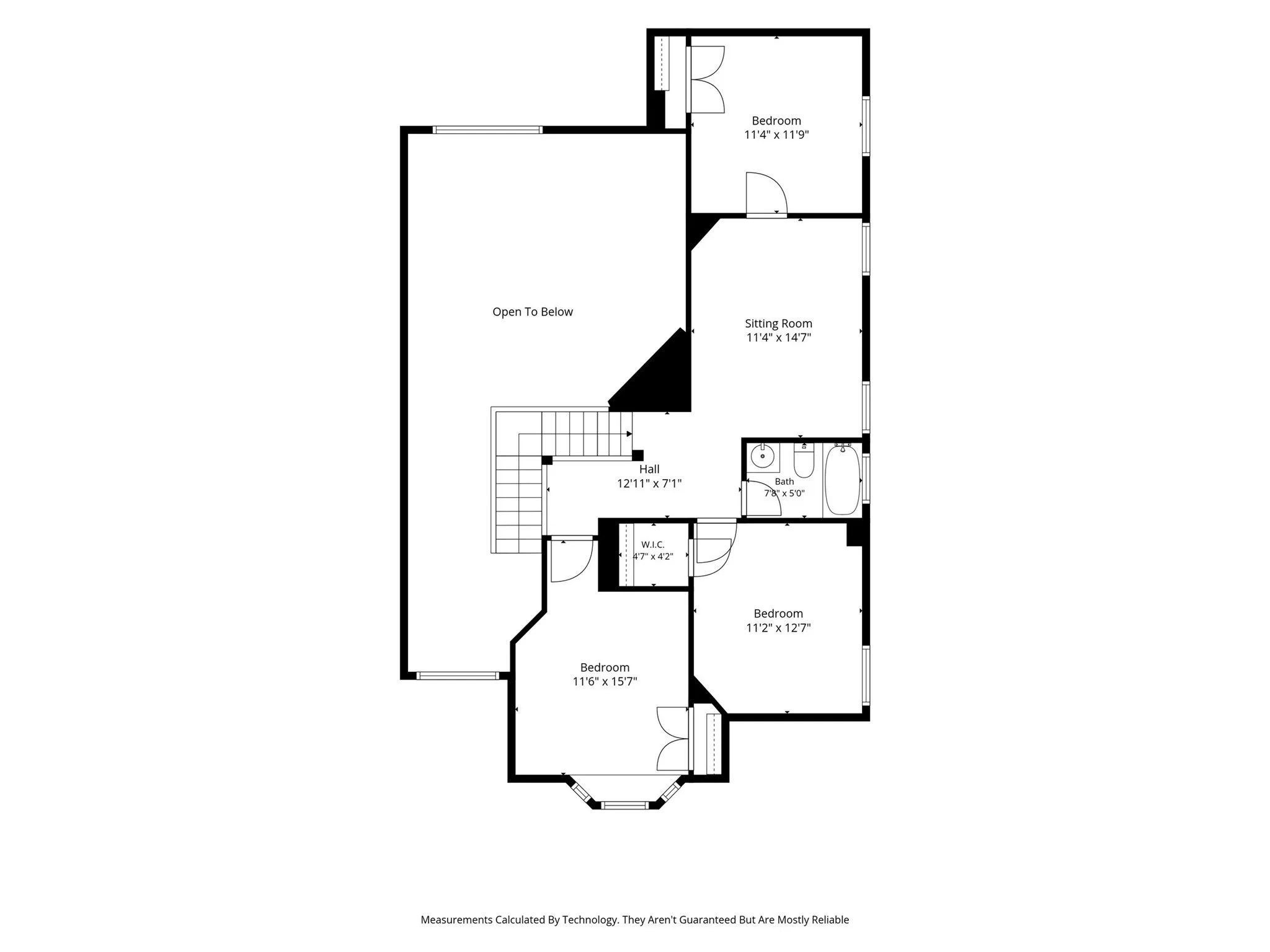 Second floor plan
