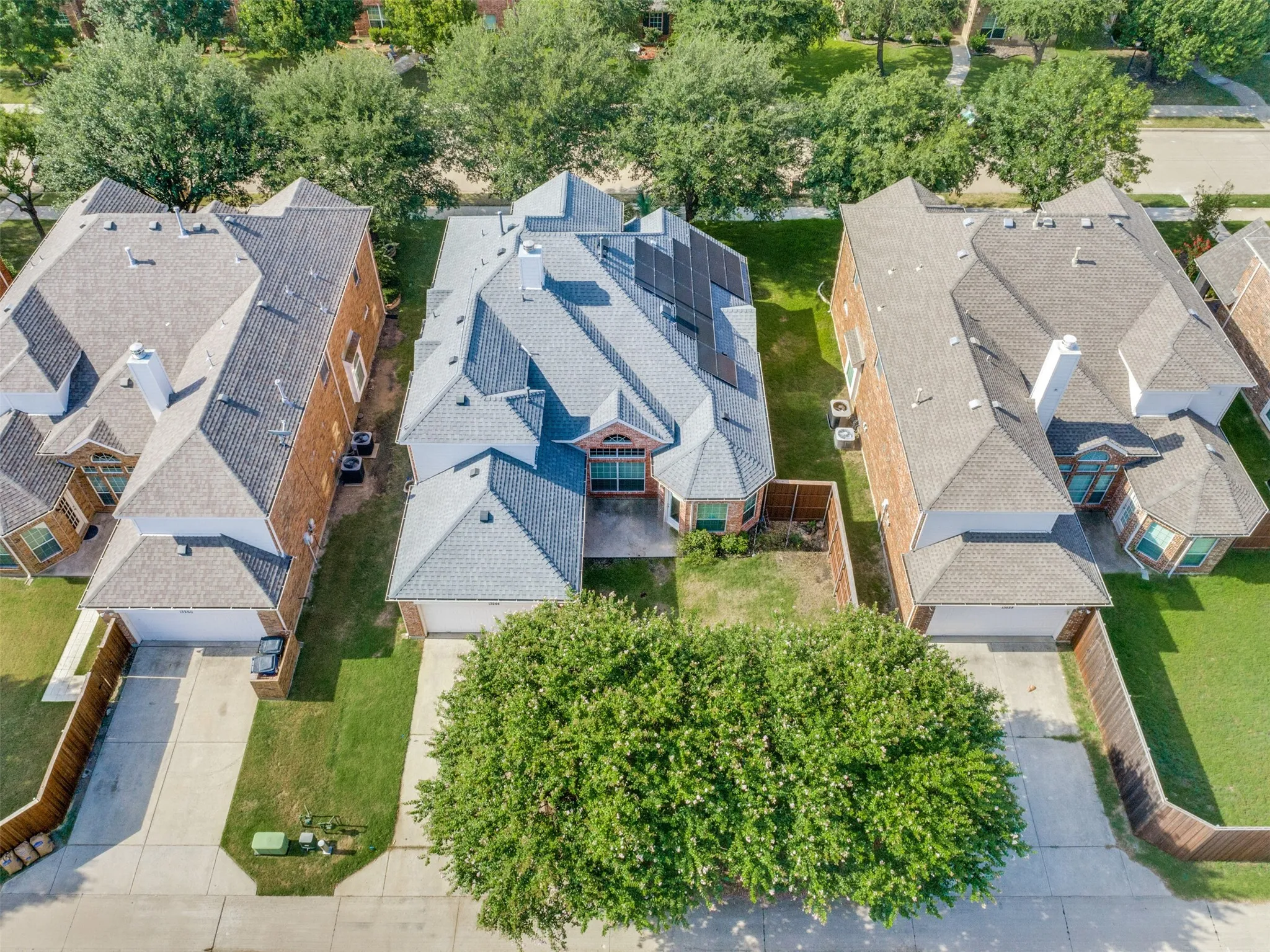 Aerial view of the property