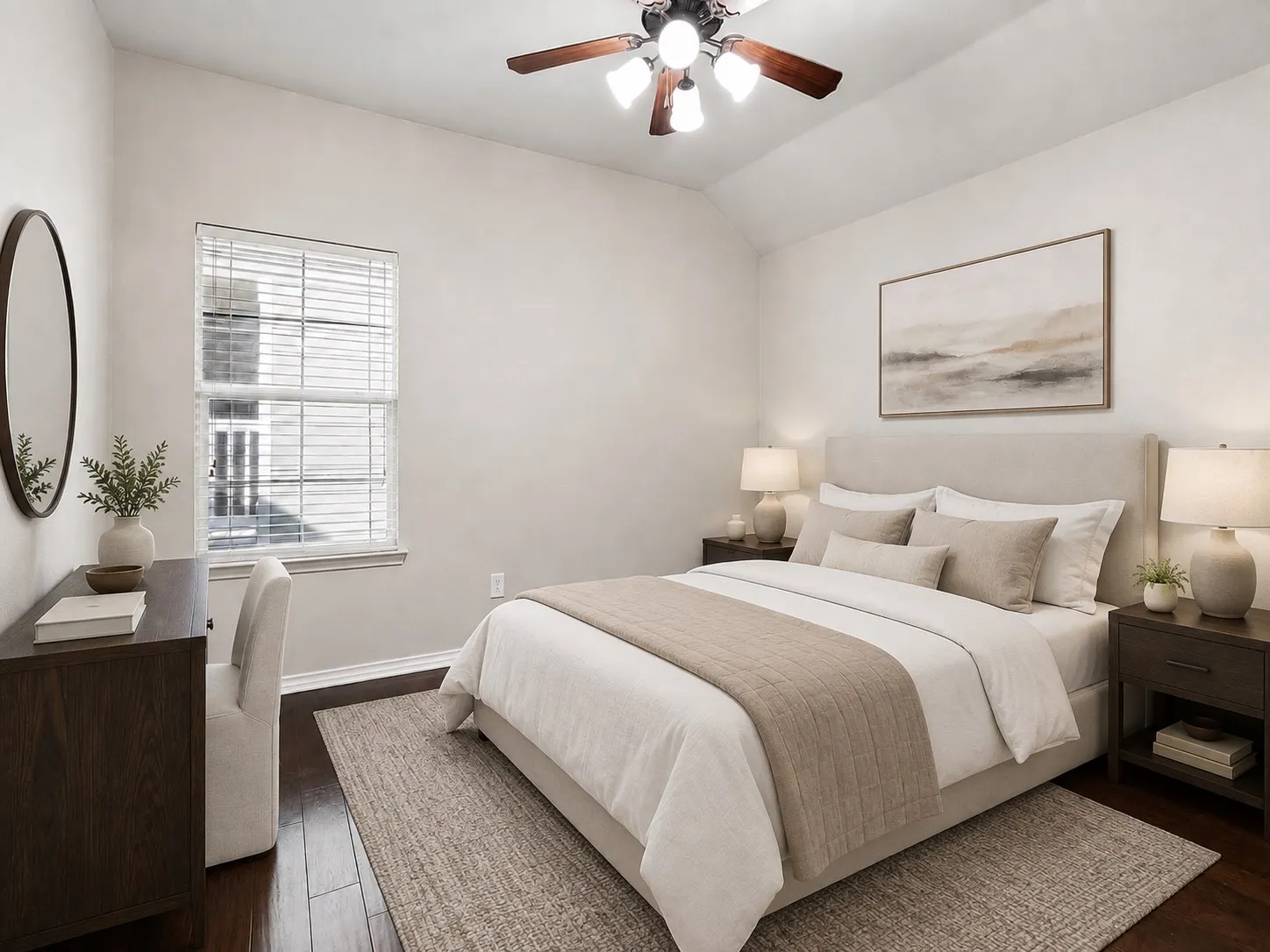Virtually Staged  Bedroom 3