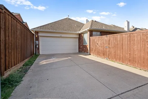 Rear entry garage