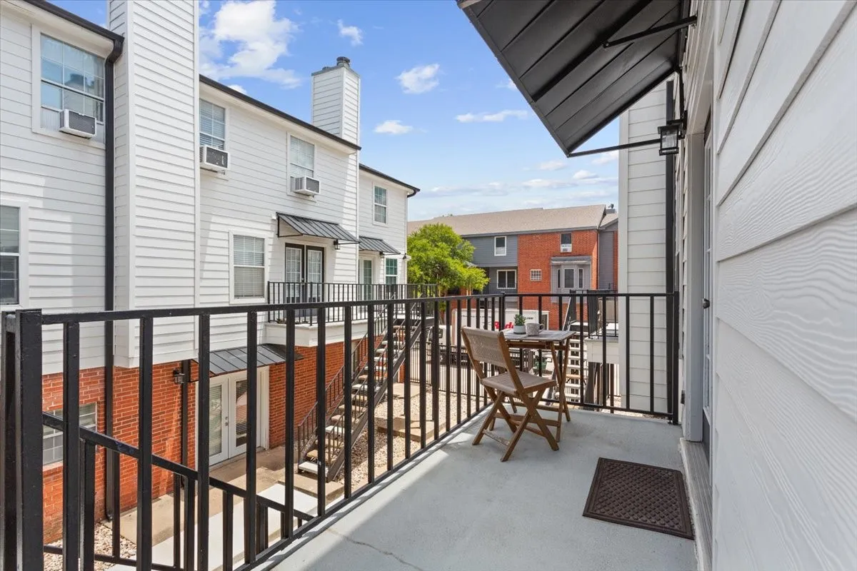Private patio perfect for morning coffee or relaxing outdoors.