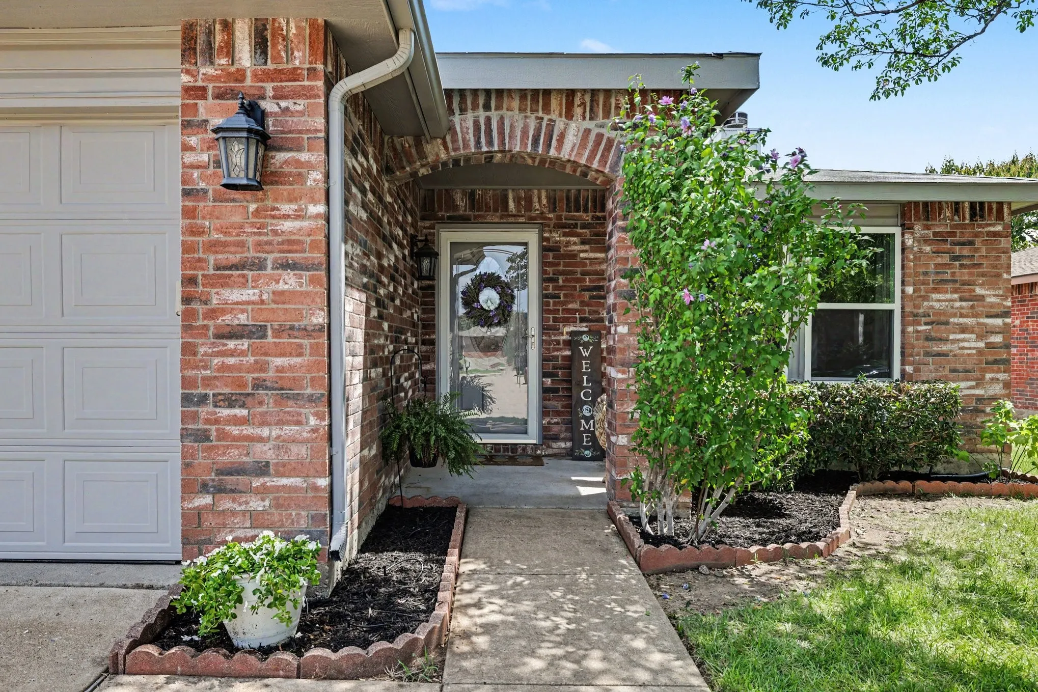 Covered front porch