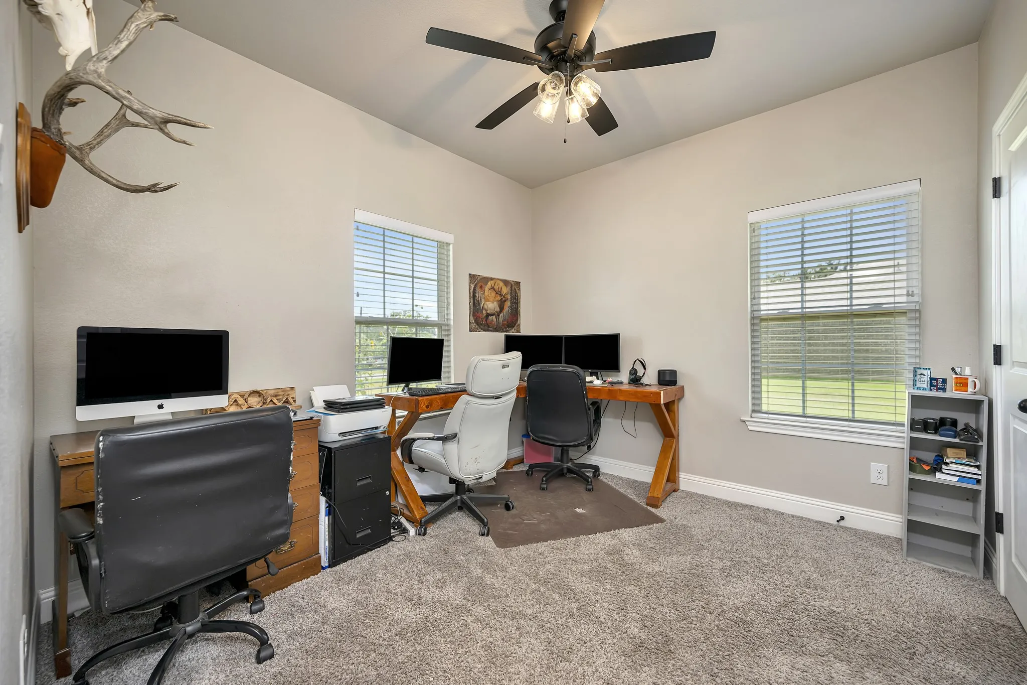 Bedroom 3 is also a flex room currently used as a home office-kids homework and gameroom.