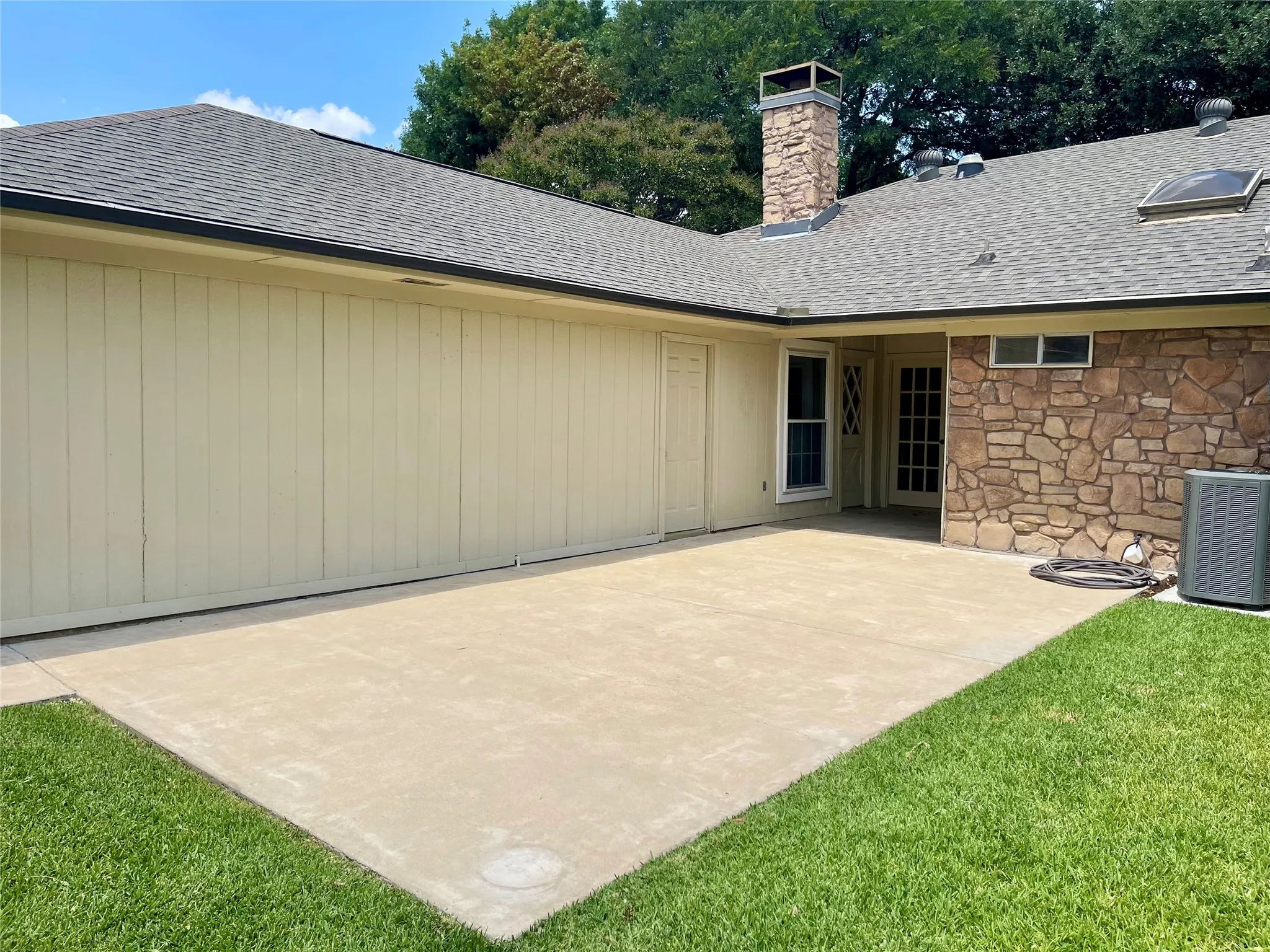 Large patio space for your enjoyment.