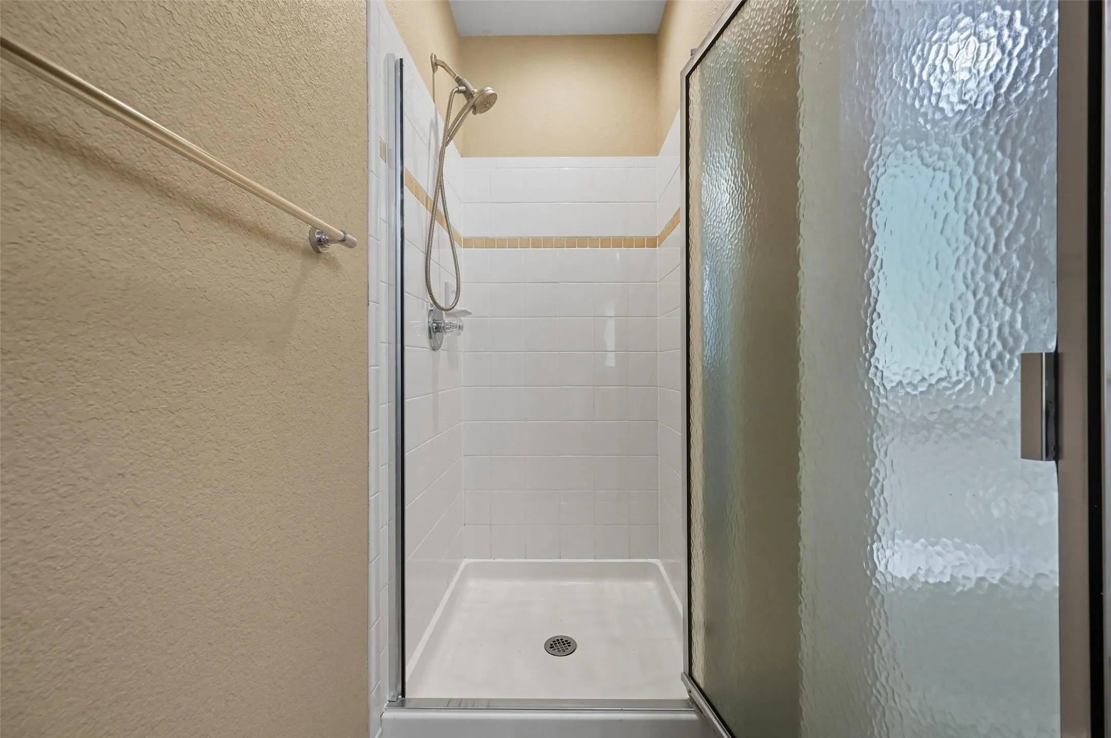 Separate shower in primary bathroom