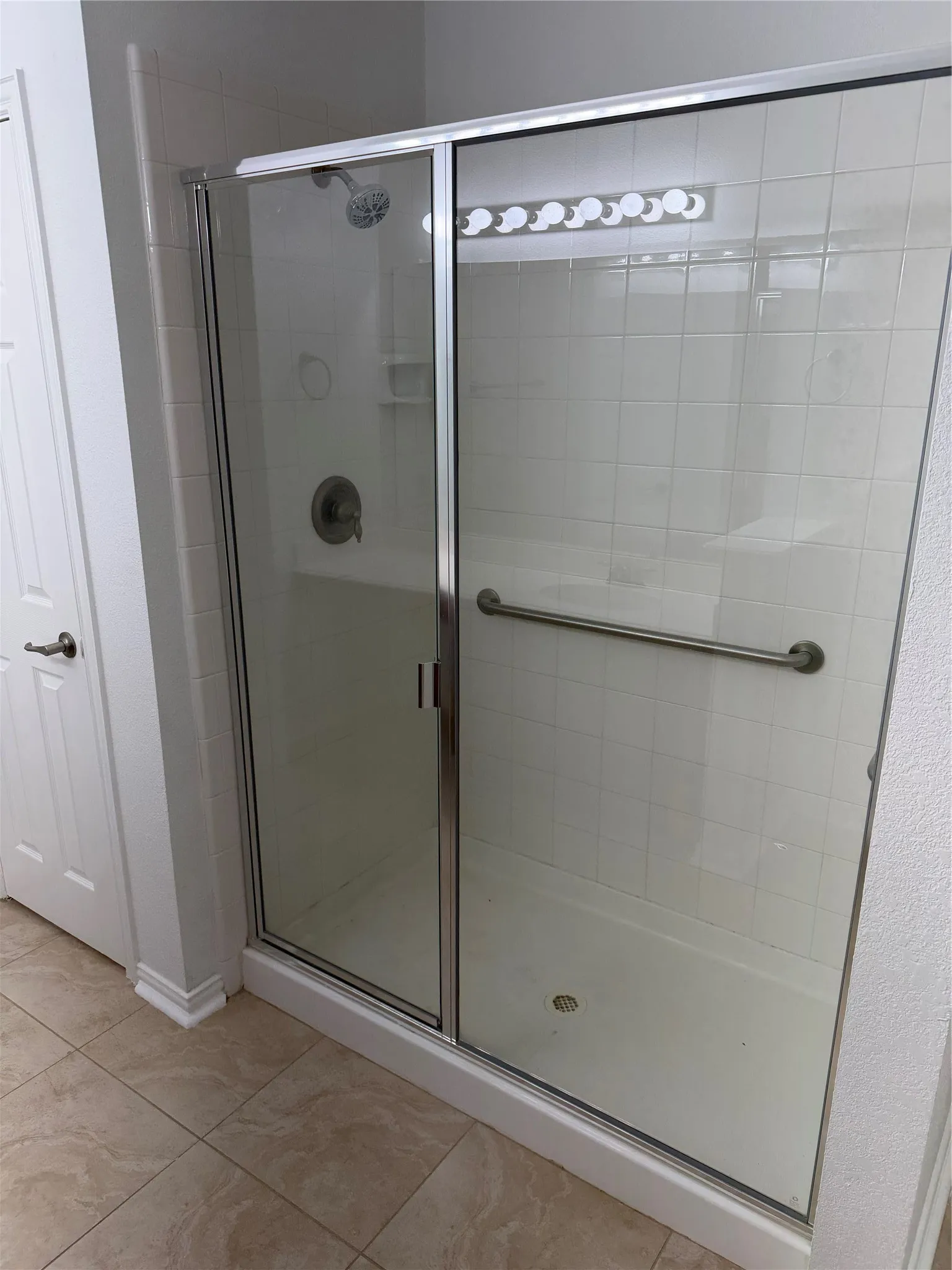 Primary shower.