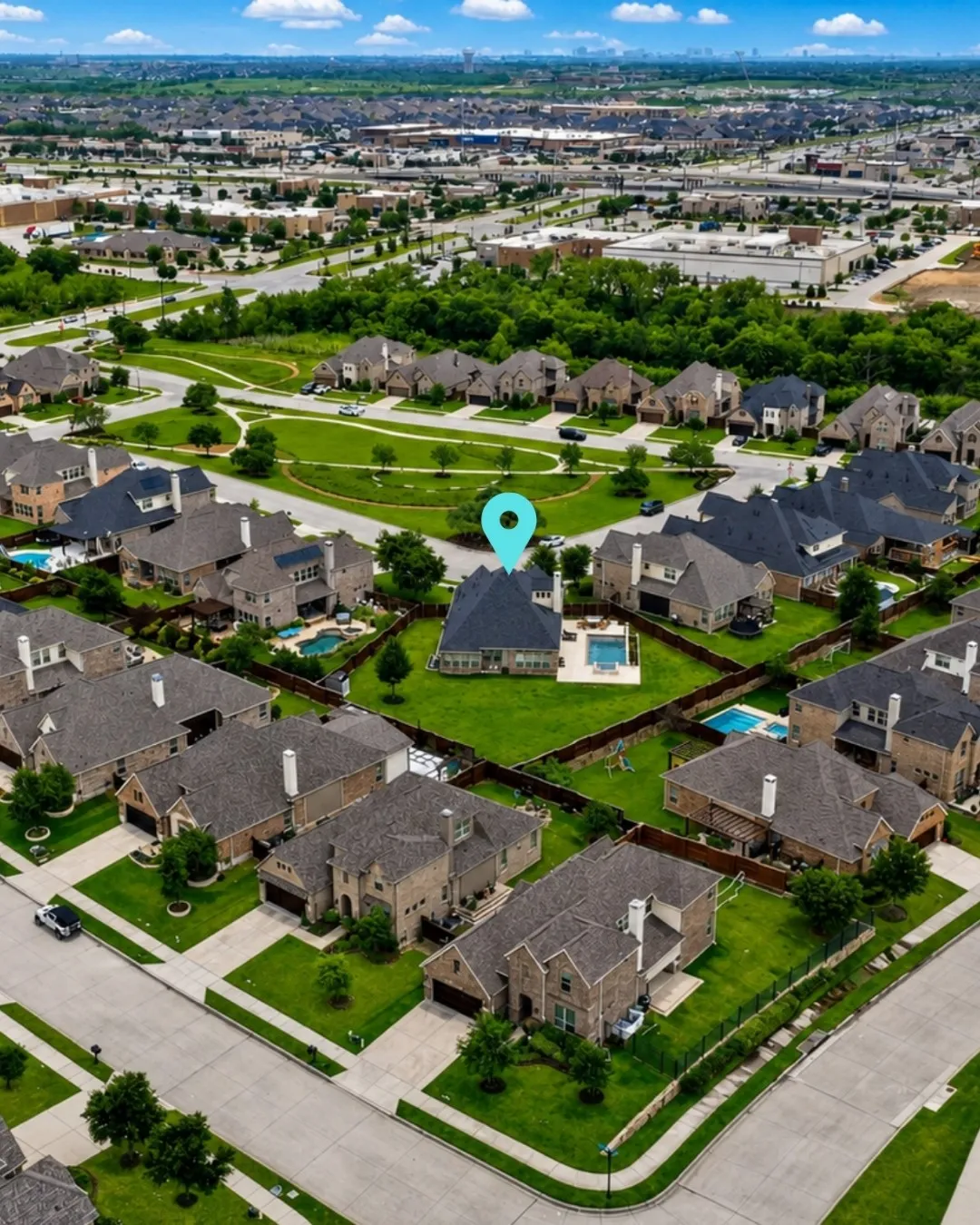 You won't find a bigger backyard in Windsong Ranch!