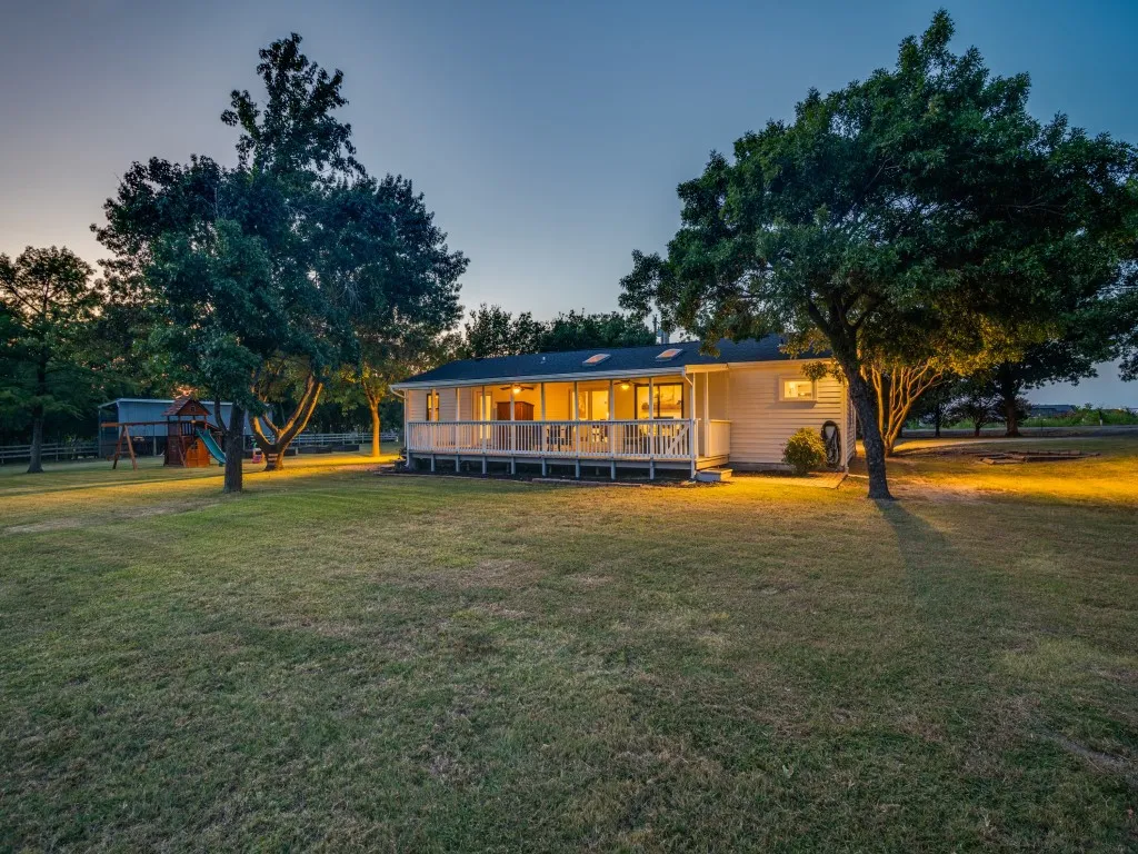 Evenings on your expansive covered patio is a great way to end the day!